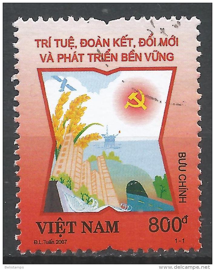 Viet Nam Democratic Republic 2007. Scott #3295 (U) Implementation Of Resolutions * - Vietnam