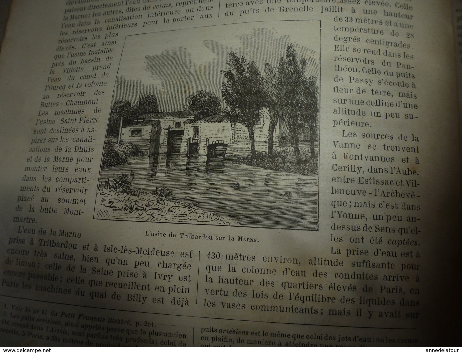 1890 Le Petit Français illustré:Buenos-Ayres;Le père Latapie à Gruchy-en-Valois;Turenne et l'enfant; L'eau à Paris;etc