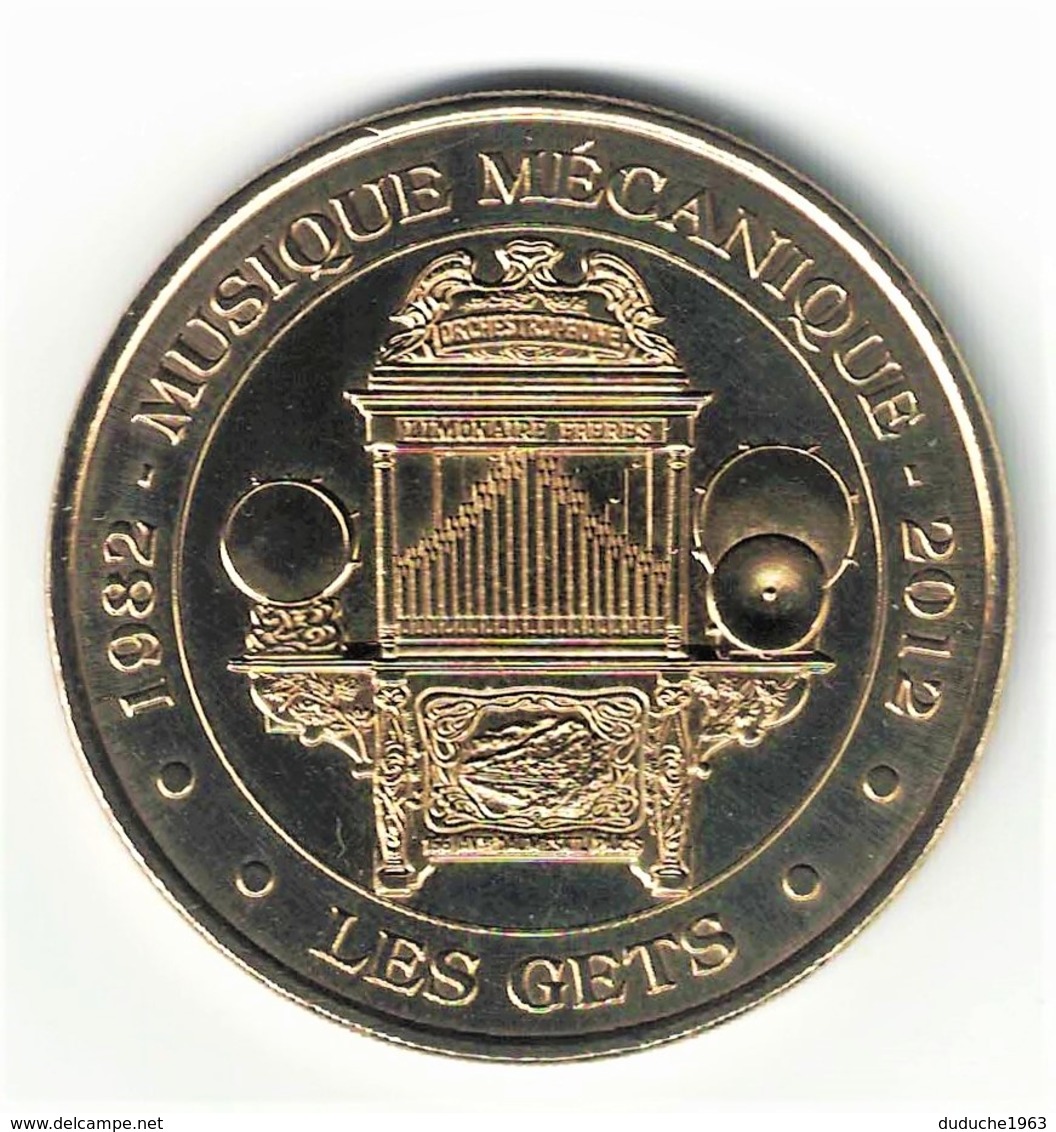 Monnaie De Paris 74.Les Gets - Musée De La Musique Mécanique 2012 - 2012