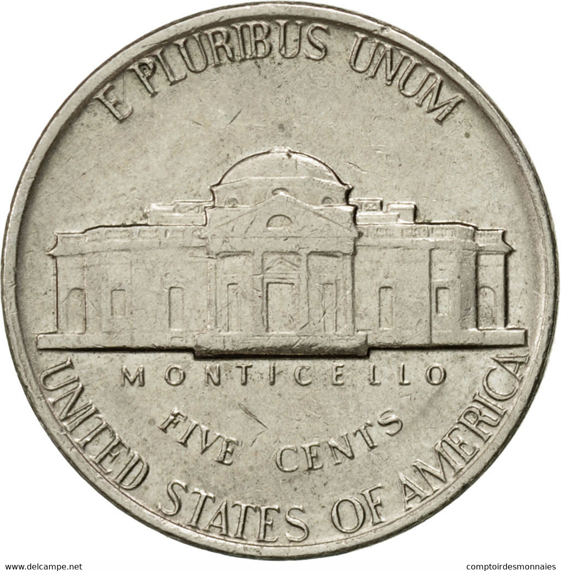 Monnaie, États-Unis, Jefferson Nickel, 5 Cents, 1980, U.S. Mint, Philadelphie - 1938-…: Jefferson