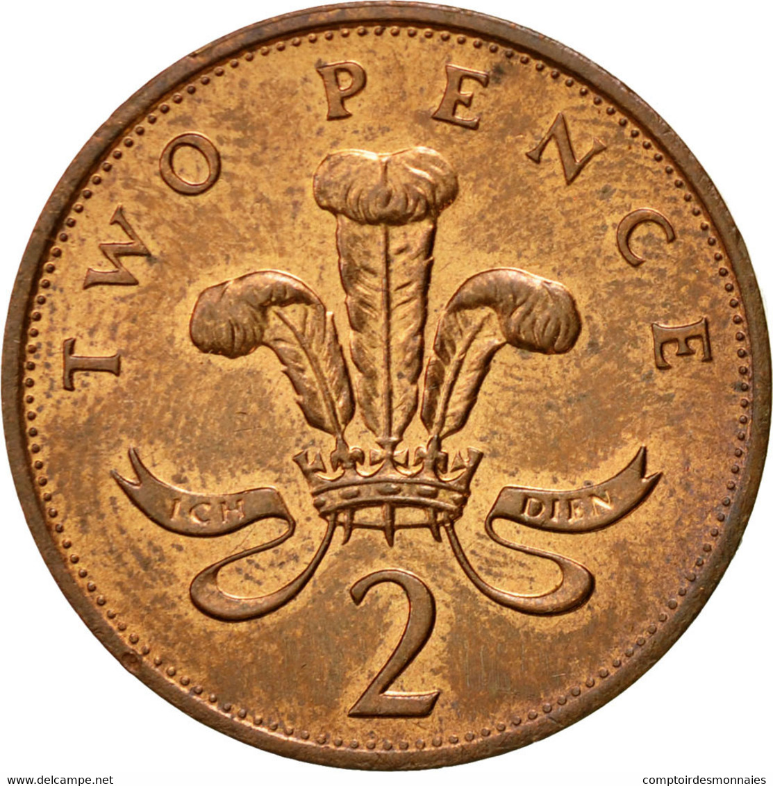 Monnaie, Grande-Bretagne, Elizabeth II, 2 Pence, 1988, TTB+, Bronze, KM:936 - 2 Pence & 2 New Pence