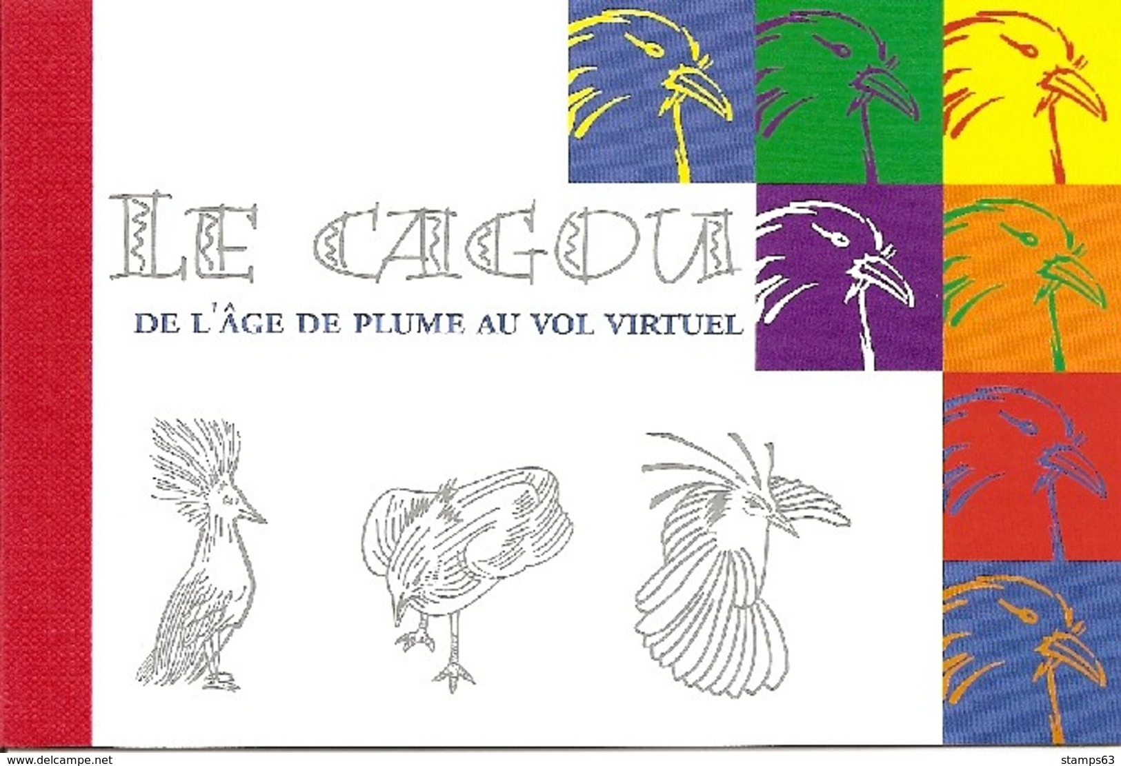 NEW CALEDONIA / NOUV CALEDONIE, 2003, Booklet / Carnet 16 , Cagou, Prestige Booklet - Markenheftchen