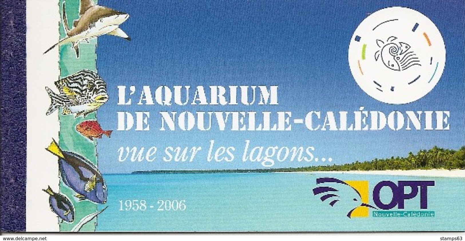 NEW CALEDONIA / NOUV CALEDONIE, 2007, Booklet / Carnet 19 , Aguarium, Fish, Prestige Booklet - Booklets