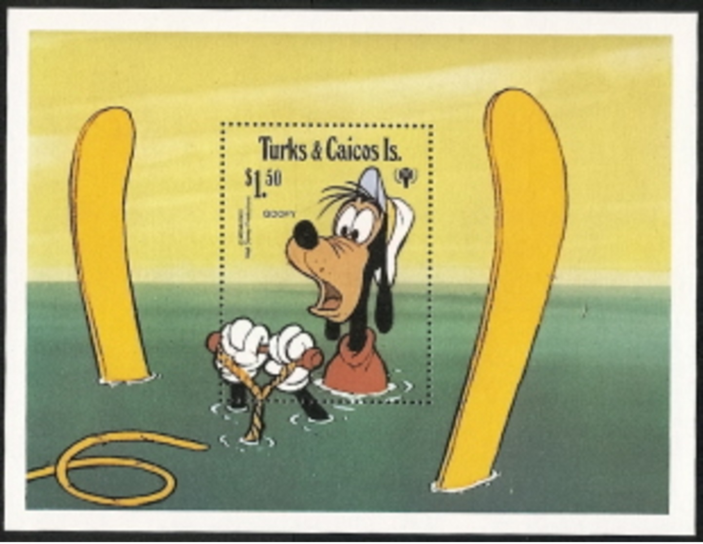 Turks & Caicos,  Scott 2018 # 408,  Issued 1979,  Set Of 1,  MNH,  Cat $ 1.75,  Disney - Turks And Caicos