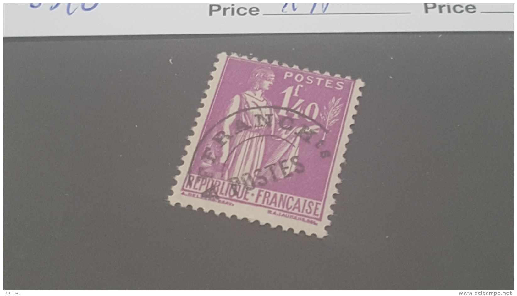 LOT 408001 TIMBRE DE FRANCE NEUF* N°77 VALEUR 10 EUROS - Other & Unclassified