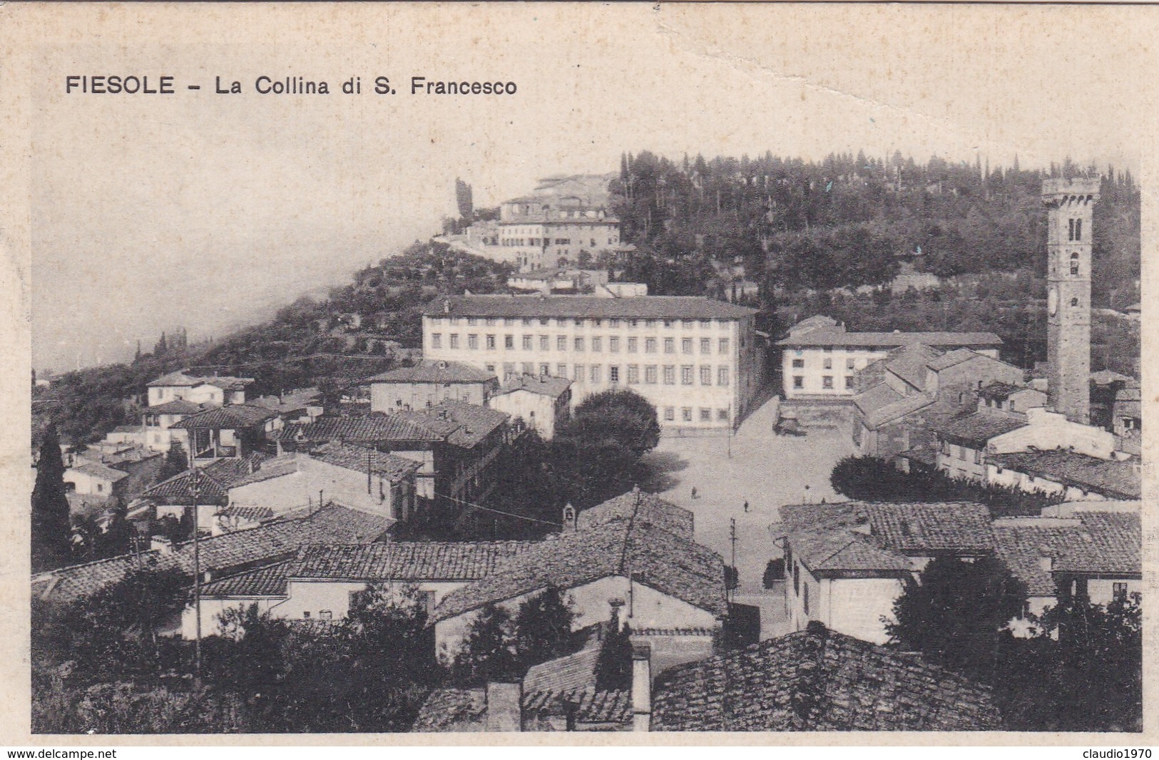 CARTOLINA - POSTCARD - FIRENZE - FIESOLE - COLLINA DI S. FRANCESCO - Firenze