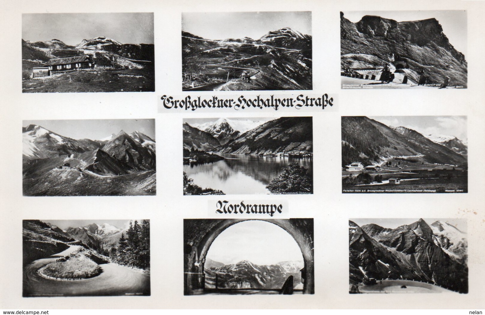 GROSSGLOCKNER-HOCHALPENSTRASSR-NORDRAMPE -NON VIAGGIATA-REAL PHOTO - Kals