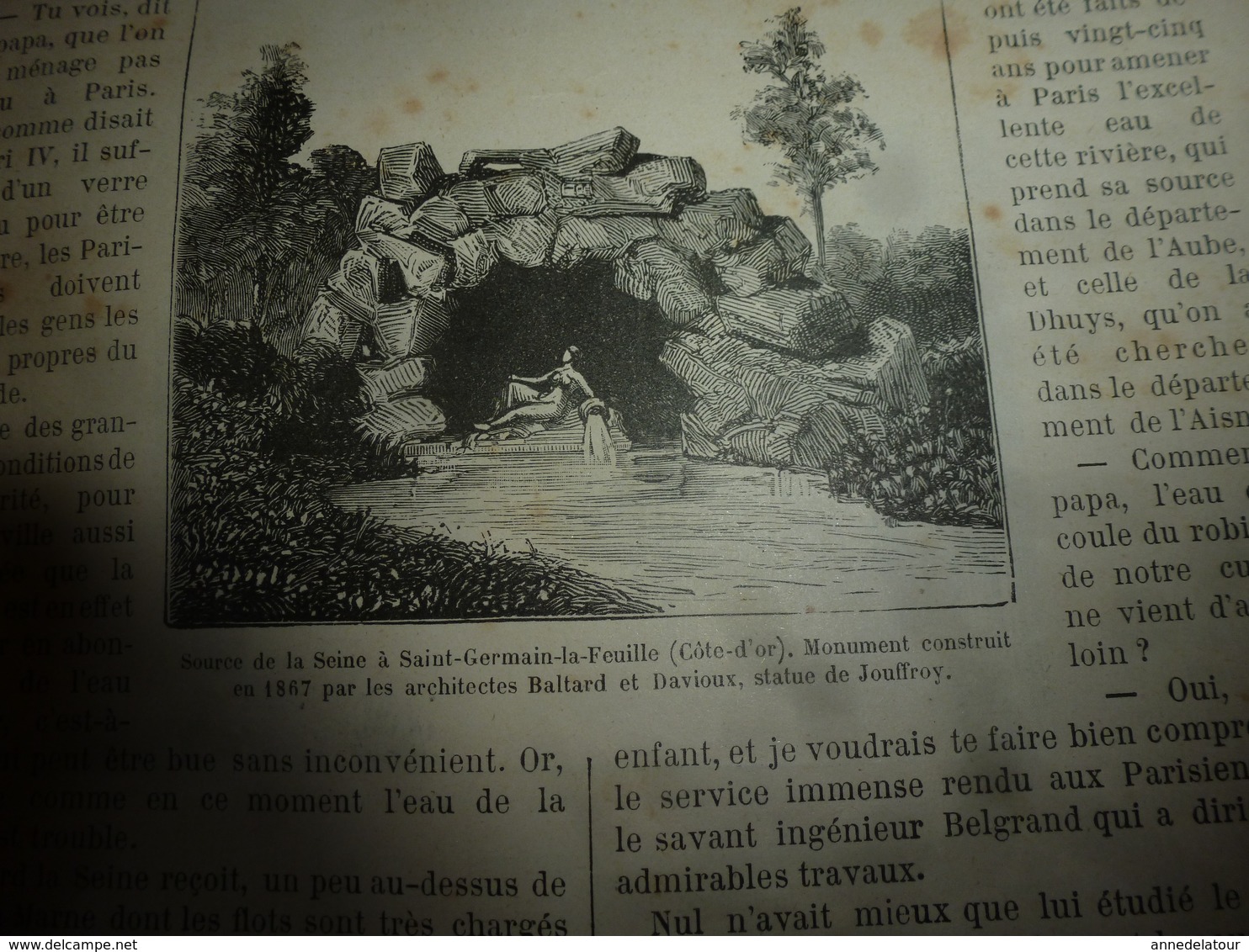 1890 Le Petit Français Illustré:Travaux(eau Potable à Paris);Probité D'Eugène Achalme à Paris;Chien British Héroïque;etc - 1850 - 1899