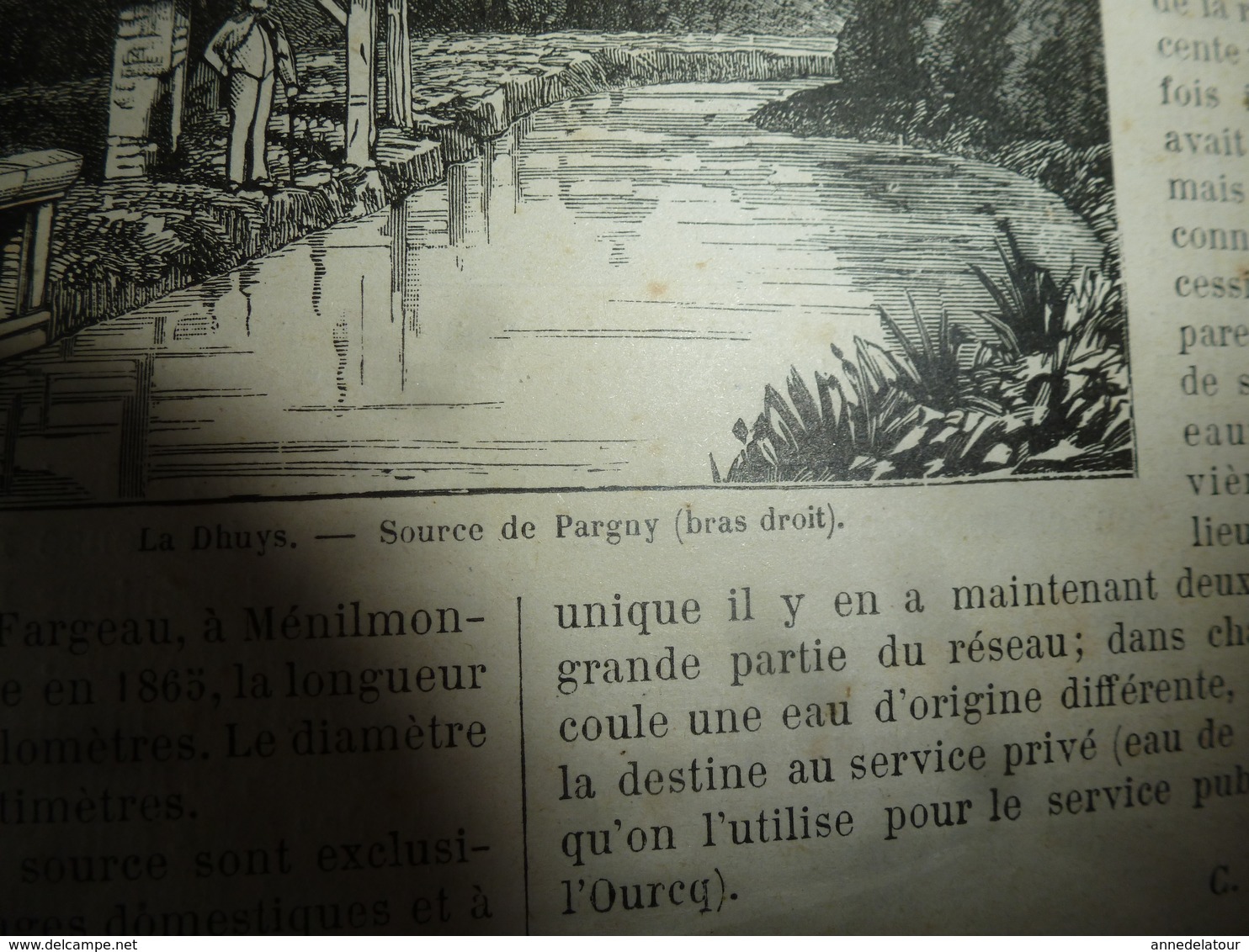 1890 Le Petit Français illustré:Travaux(eau potable à Paris);Probité d'Eugène Achalme à Paris;Chien british héroïque;etc