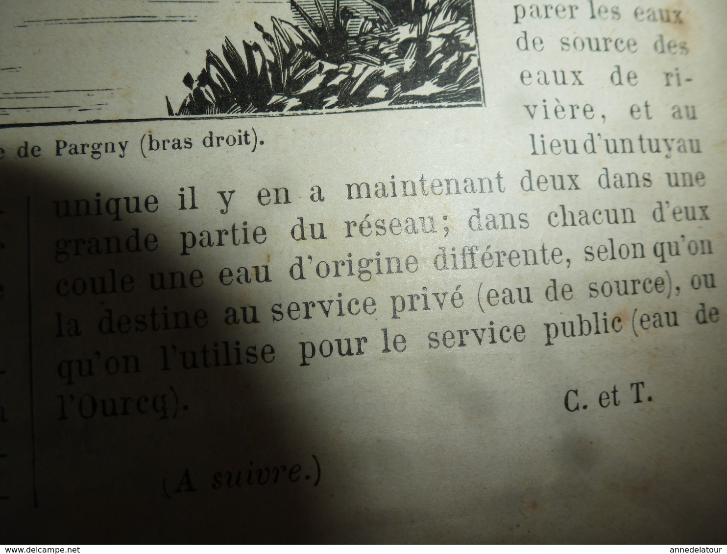 1890 Le Petit Français illustré:Travaux(eau potable à Paris);Probité d'Eugène Achalme à Paris;Chien british héroïque;etc