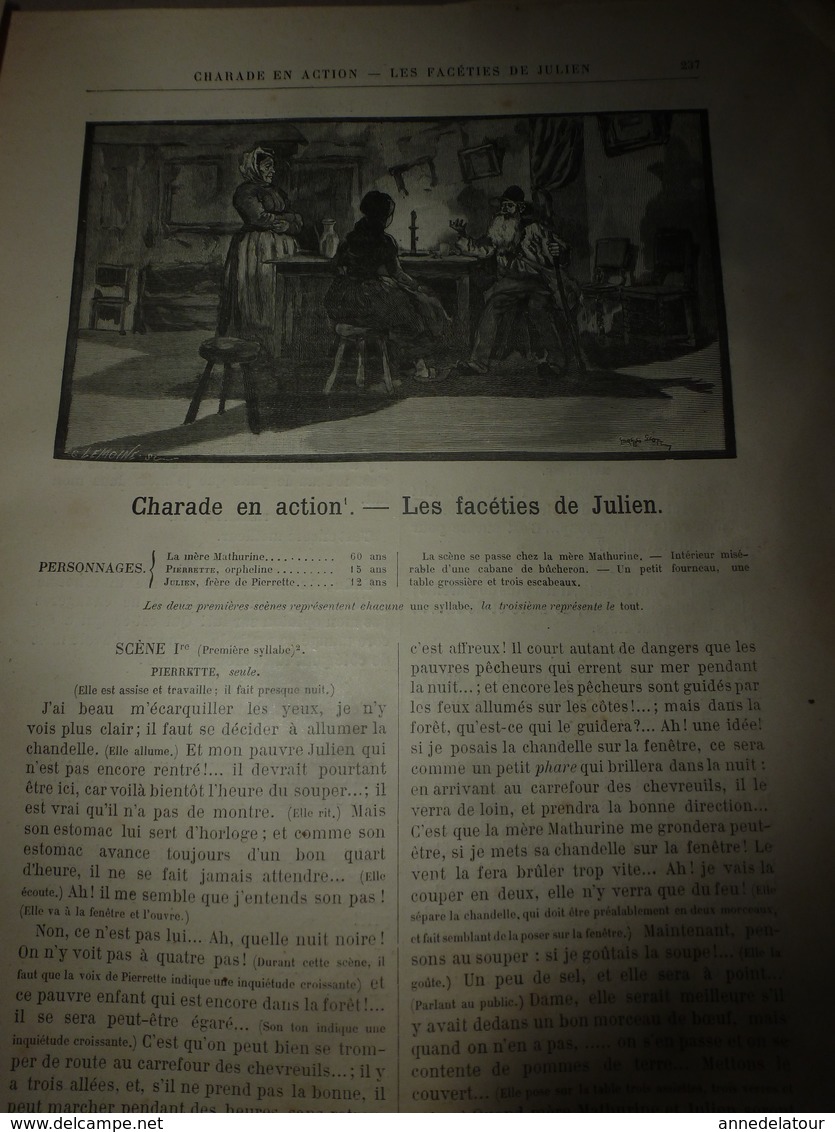 1890 Le Petit Français illustré:Sydney; Le hêtre,bois aux multiples usages ;Le café protège de certaines maladies;etc