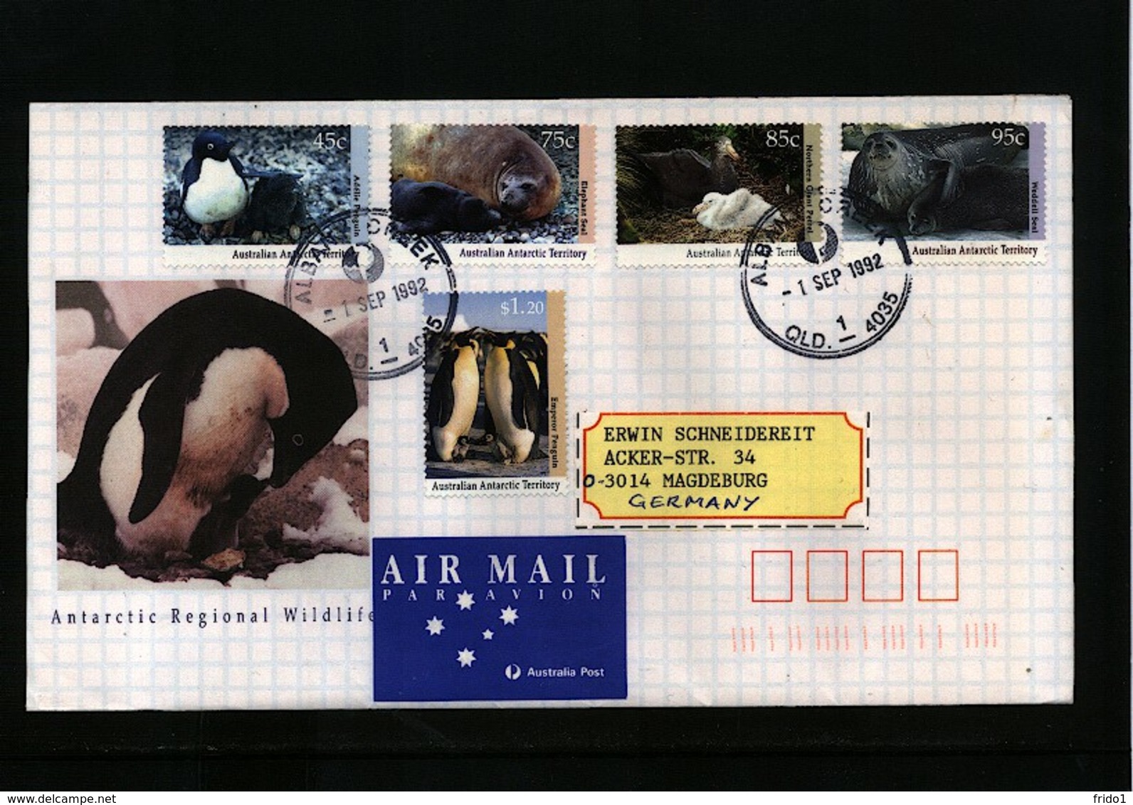 Australian Antarctic Territory 1992 Antarctic Wildlife - Faune Antarctique