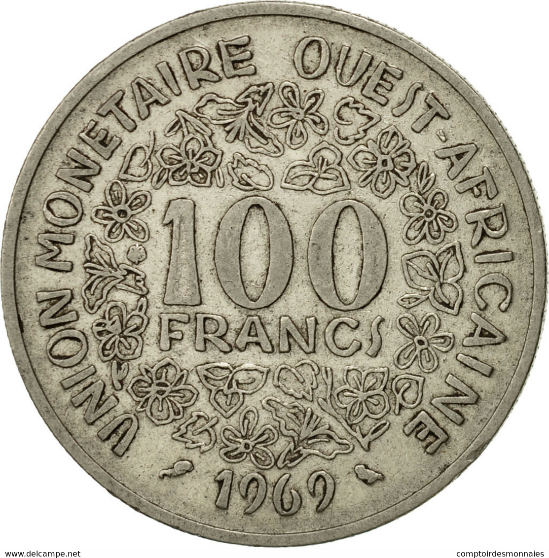 Monnaie, West African States, 100 Francs, 1969, Paris, TTB, Nickel, KM:4 - Elfenbeinküste