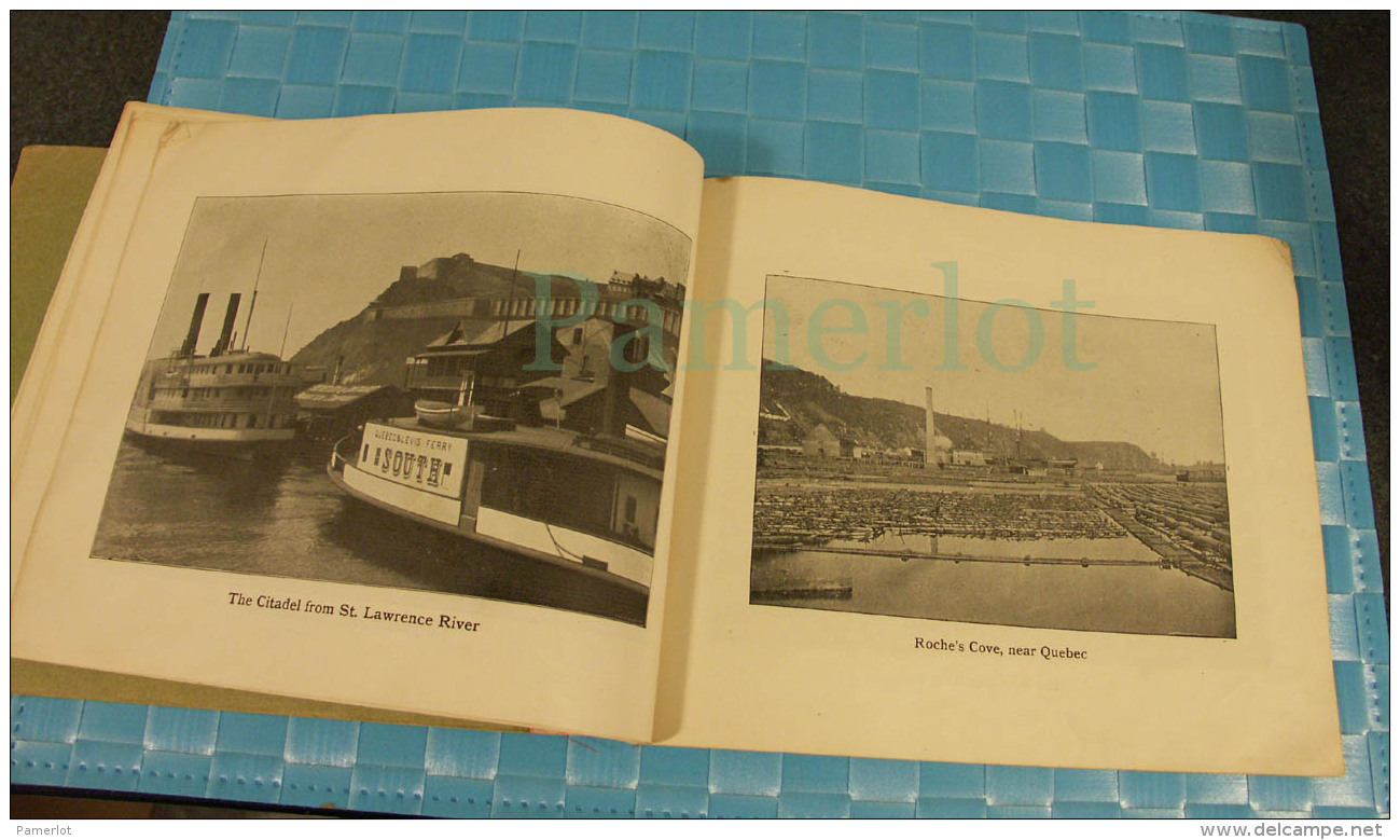 Photo - Portfolio, " View Of Quebec And Vicinity, Pub. Frank Carrel, 46 Photo Chi Photo Co Enrg, Cir 1890 - Lieux