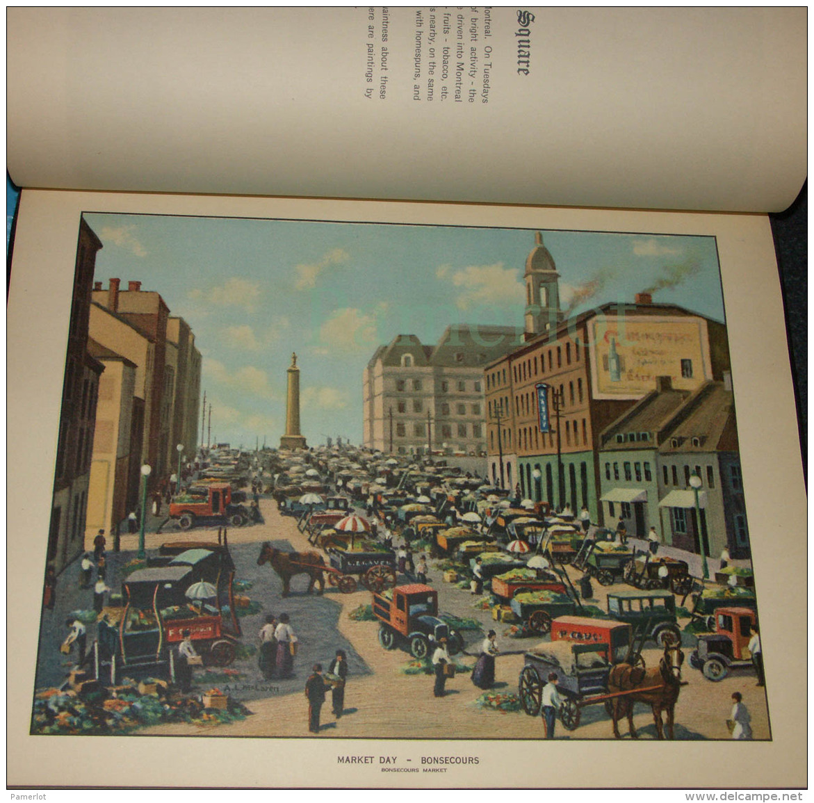 Litho - Portfolio, History Of Montreal Dont Mc Laren, 16 De Paul Caron, Etc. 37 Illustrations En Tout Vers 1920 - Lithographies