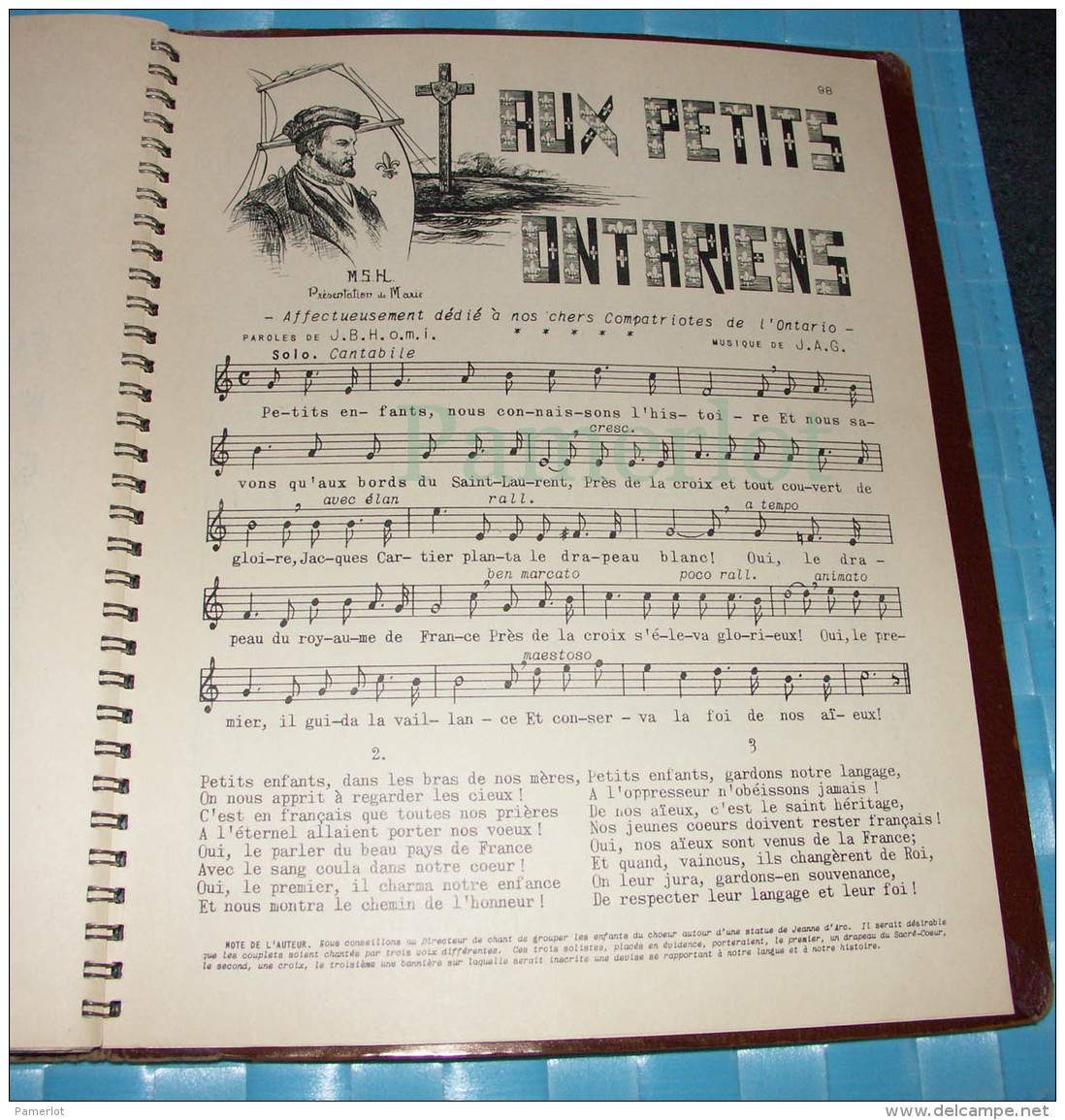 Seminaire De St-Hyacinthe, La Bonne Chanson Par Charles-Emile Gadbois Ptre, 1938 - Musique
