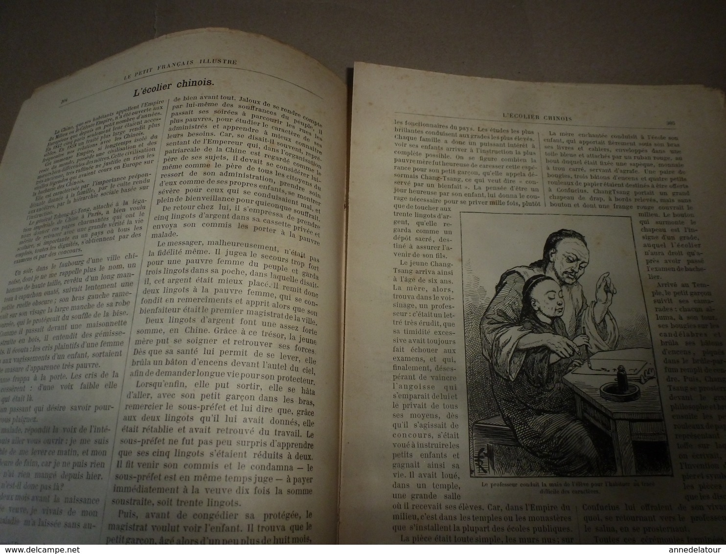 1890 Le Petit Français Illustré:  L'écolier Chinois; Le Projet Gigantesque Du PONT Sur La MANCHE ; Montée Du RIGHI; Etc - 1850 - 1899