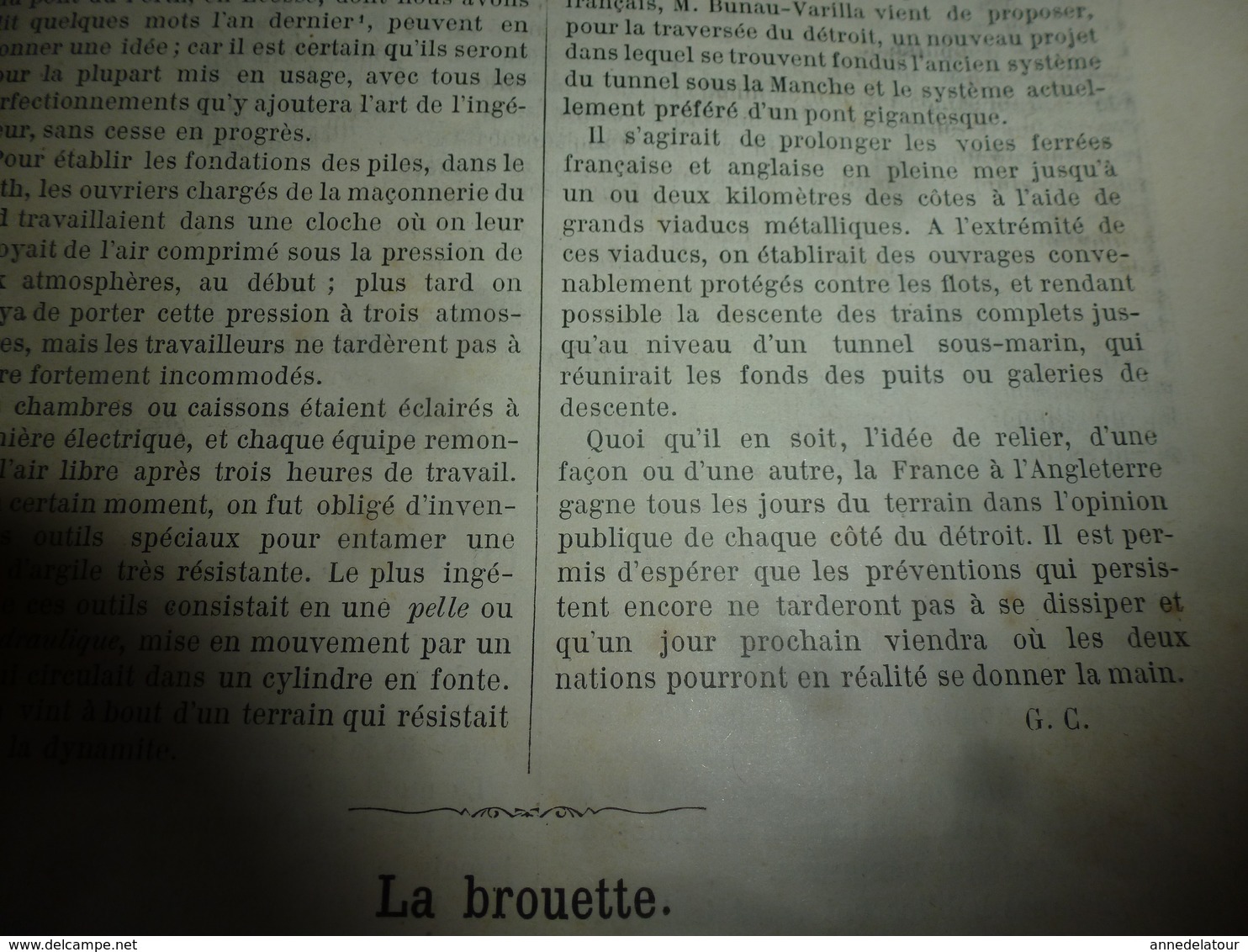 1890 Le Petit Français illustré:  L'écolier chinois; Le projet gigantesque du PONT sur la MANCHE ; Montée du RIGHI; etc