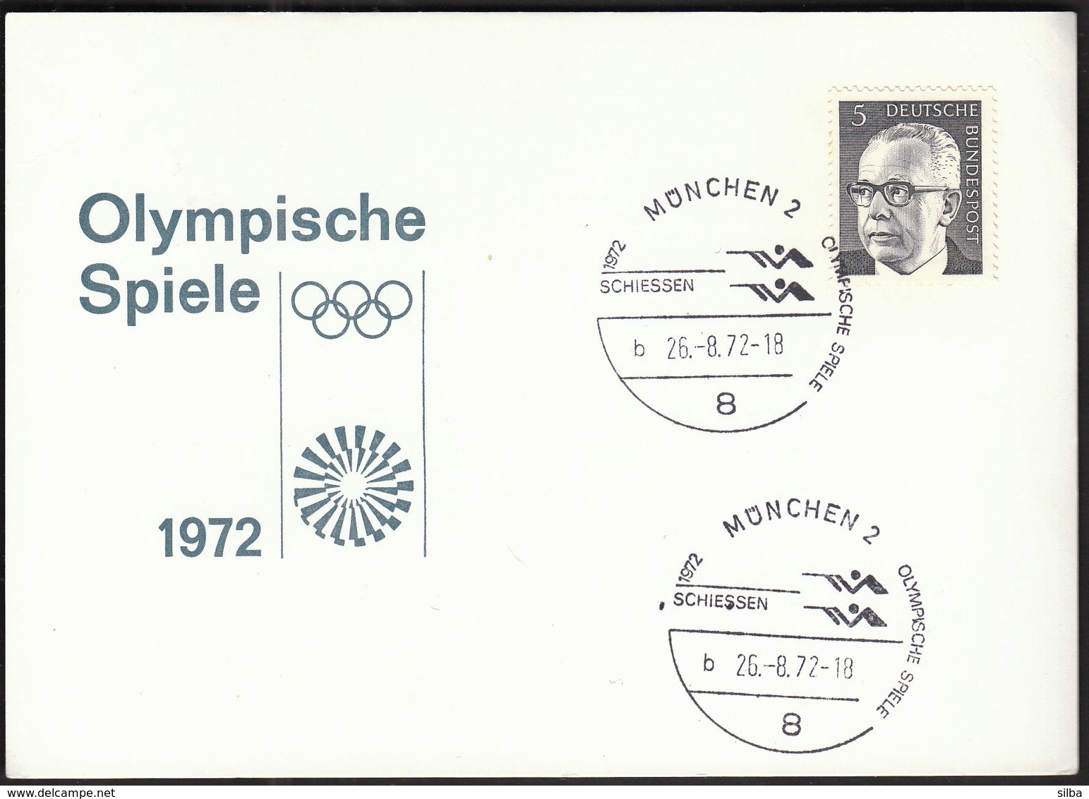 Germany Munich 1972 B / Olympic Games Munich / Shooting / Schiessen - Ete 1972: Munich