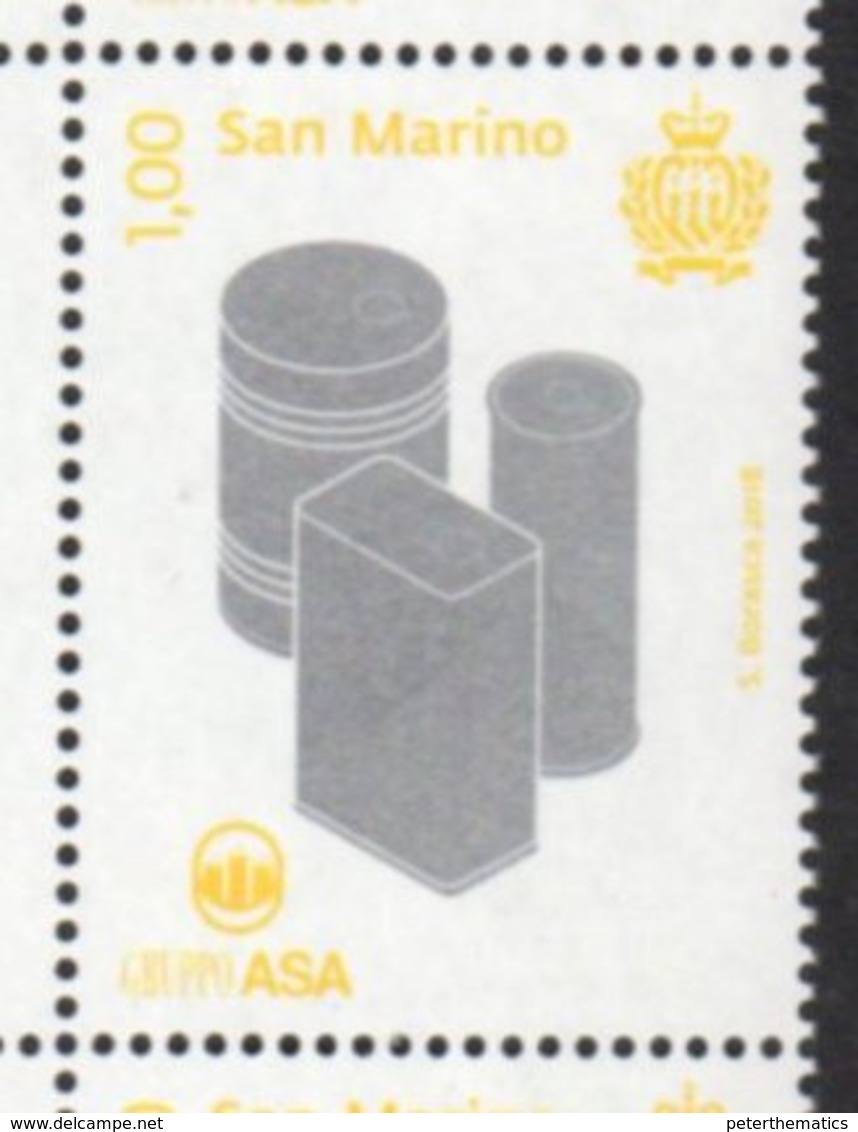 SAN MARINO, 2018, MNH, ASA, MADE IN SAN MARINO,1v - Factories & Industries