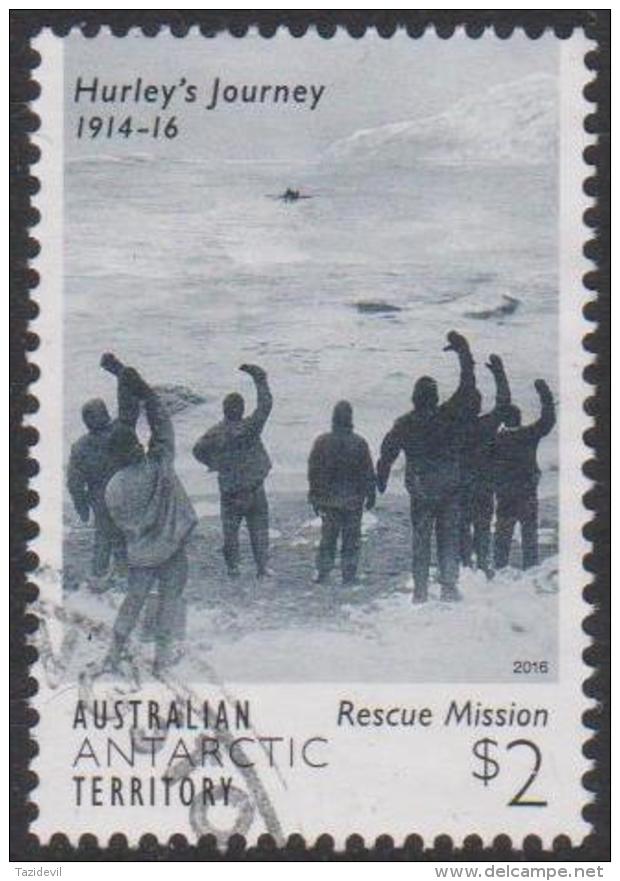 AUSTRALIAN ANTARCTIC TERRITORY-USED 2016 $2.00 Hurley's Journey - Rescue Mission - Used Stamps