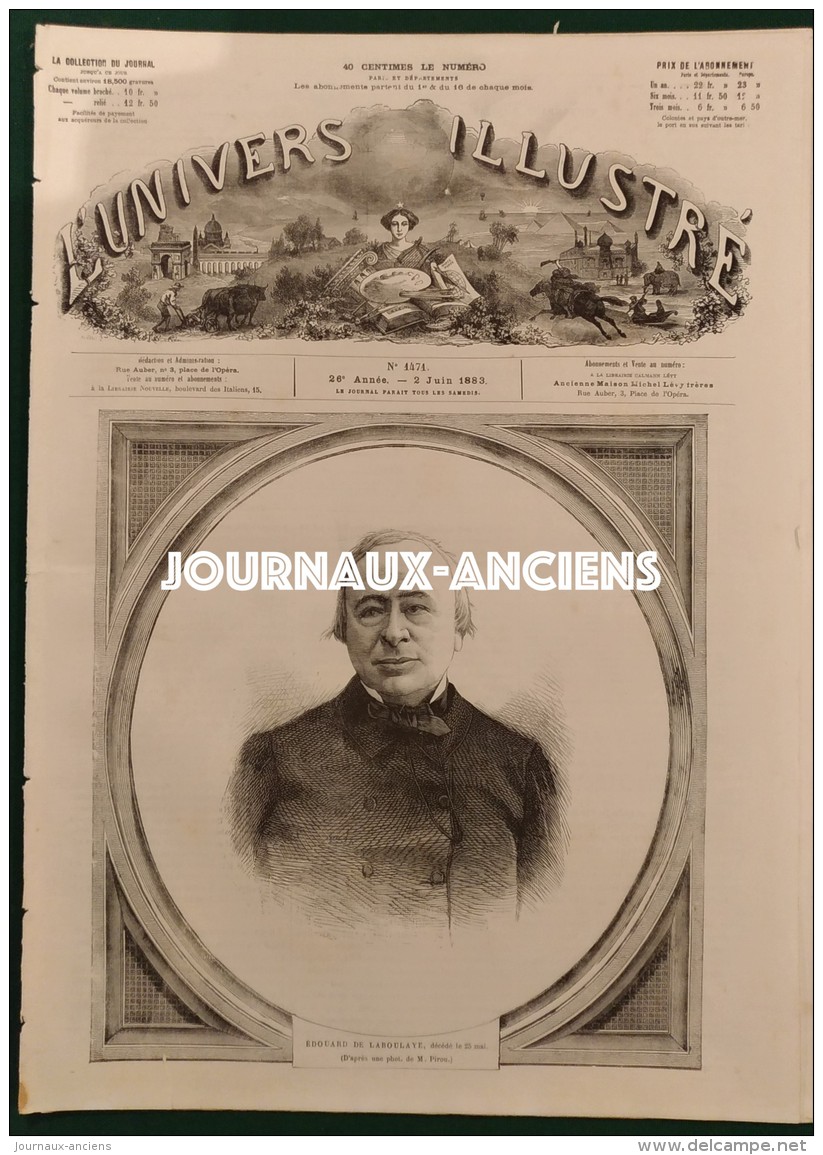 1883 COURONNEMENT DU TZAR - FETES DE MOSCOU - HOLLANDE EXPOSITION D'AMSTERDAM - EXPOSITION CANINE