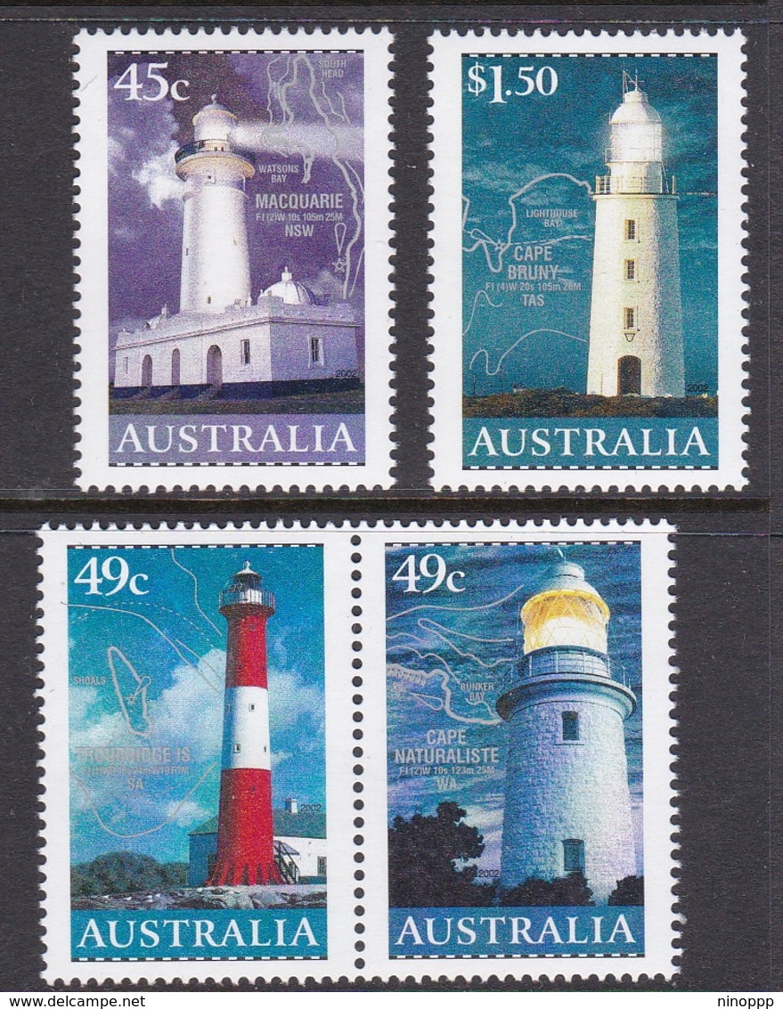 Australia ASC 1969-1972 2002 Lighthouses, Mint Never Hinged - Mint Stamps