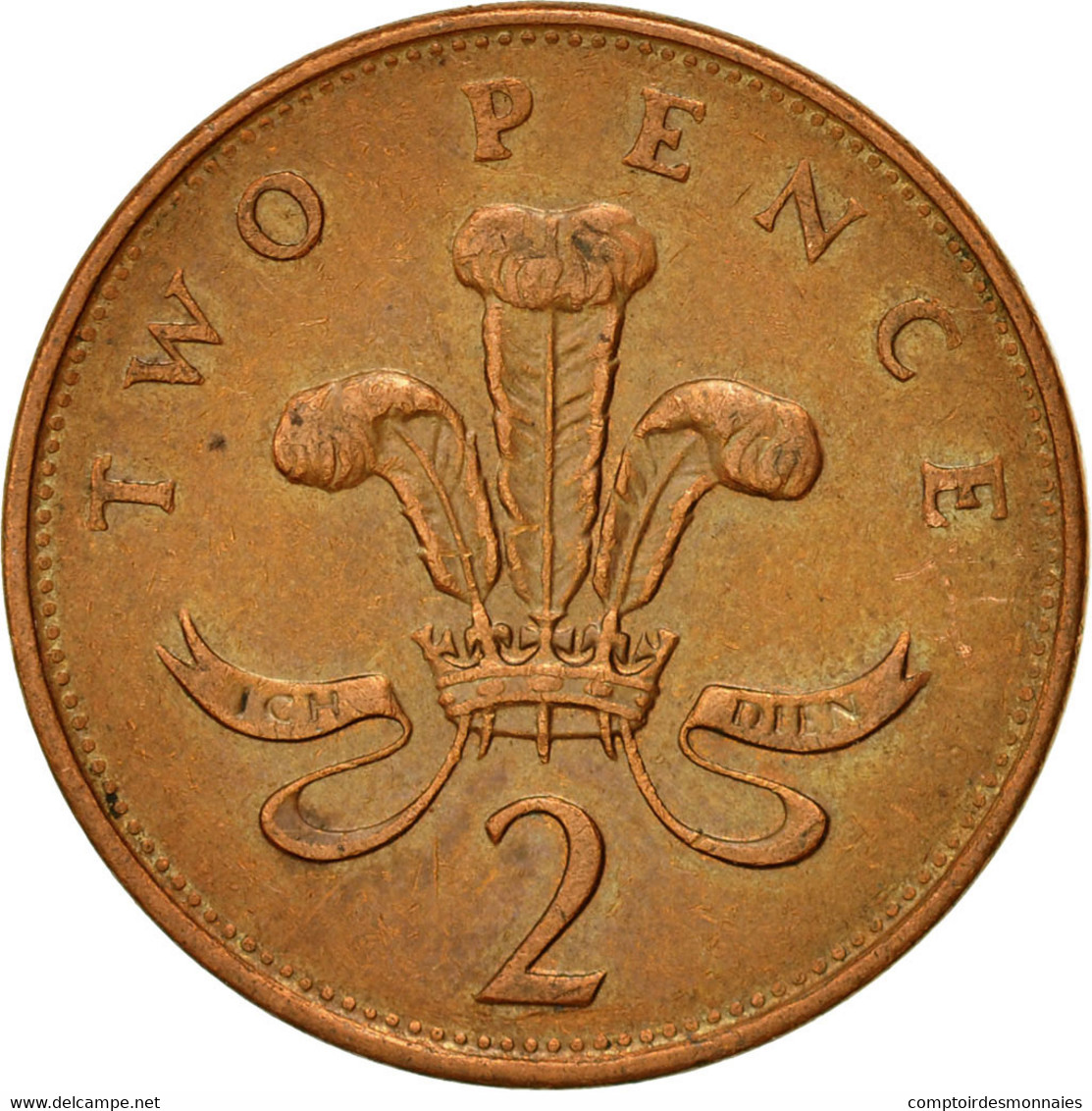 Monnaie, Grande-Bretagne, Elizabeth II, 2 Pence, 1993, TTB, Copper Plated Steel - 2 Pence & 2 New Pence