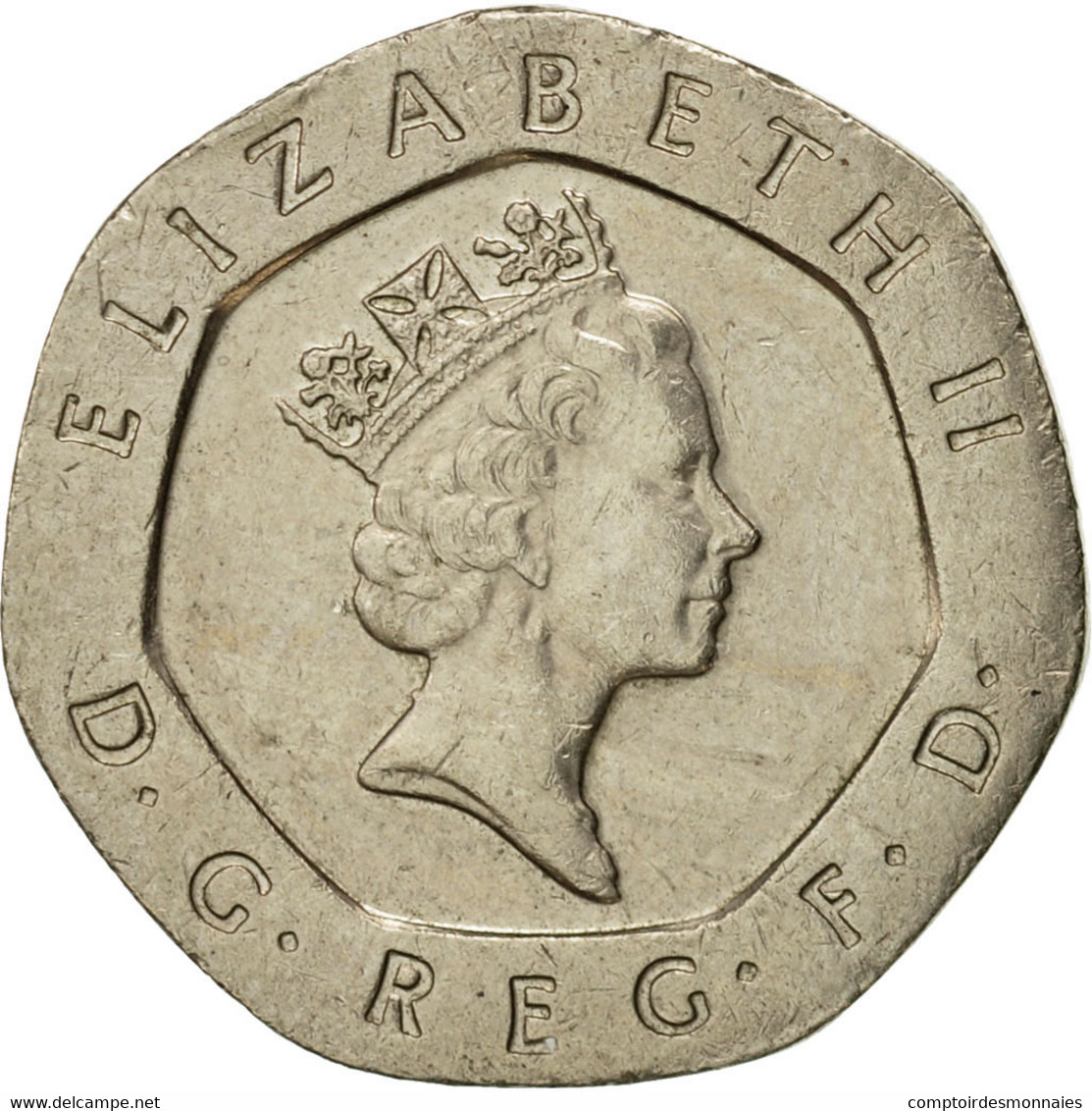 Monnaie, Grande-Bretagne, Elizabeth II, 20 Pence, 1995, TTB+, Copper-nickel - 20 Pence