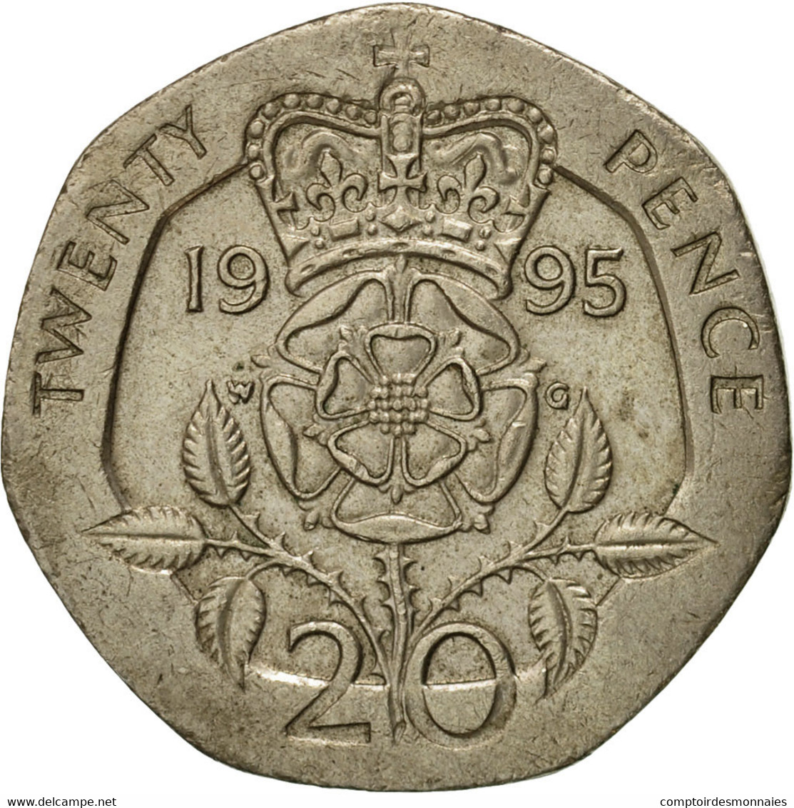 Monnaie, Grande-Bretagne, Elizabeth II, 20 Pence, 1995, TTB+, Copper-nickel - 20 Pence