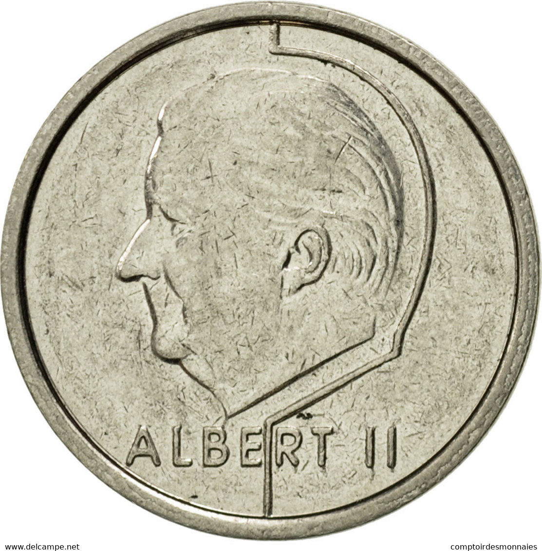 Monnaie, Belgique, Albert II, Franc, 1996, Bruxelles, TTB, Nickel Plated Iron - 1 Franc