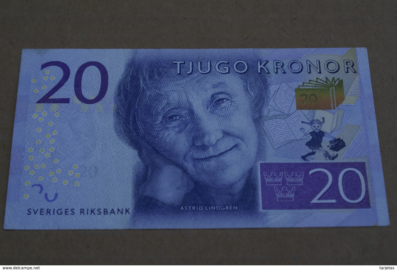 BILLETE DE SUECIA DE 20 CORONAS DEL AÑO 2015  (BANKNOTE) - Suède