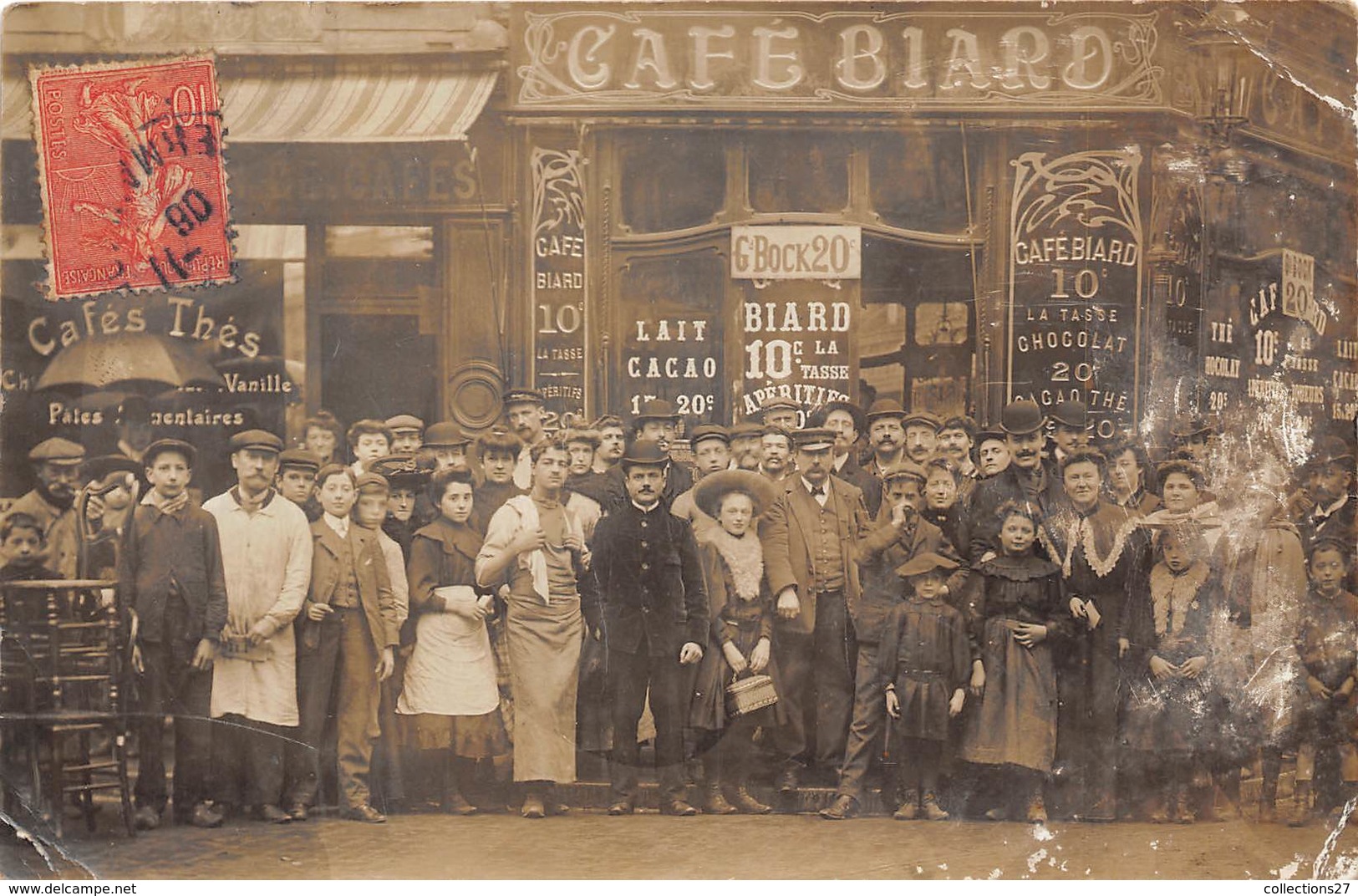 CAFE-CARTE- PHOTO-  A SITUER - Cafés