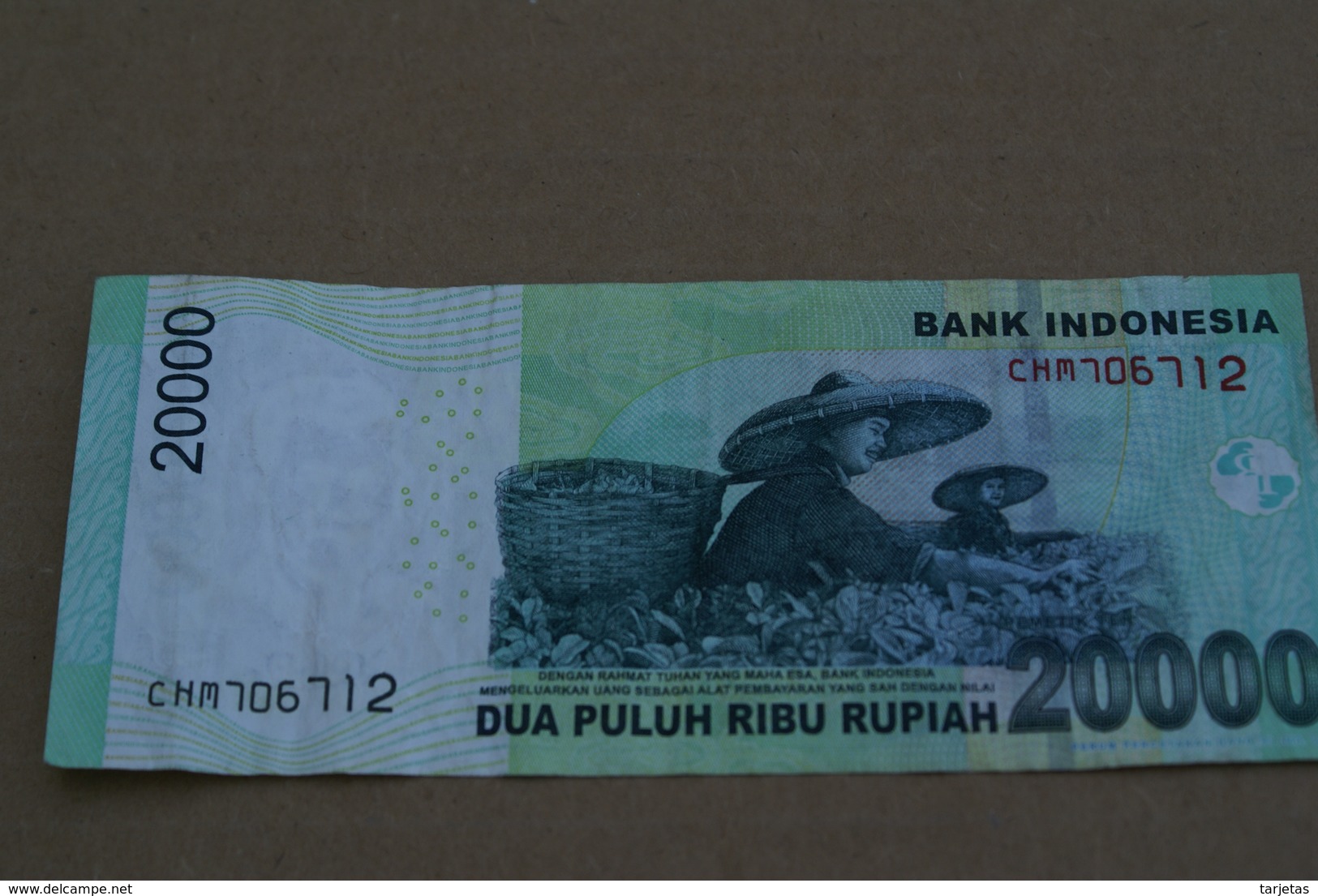 BILLETE DE INDONESIA DE 20000 RUPIAH DEL AÑO 2014  (BANKNOTE) - Indonesia