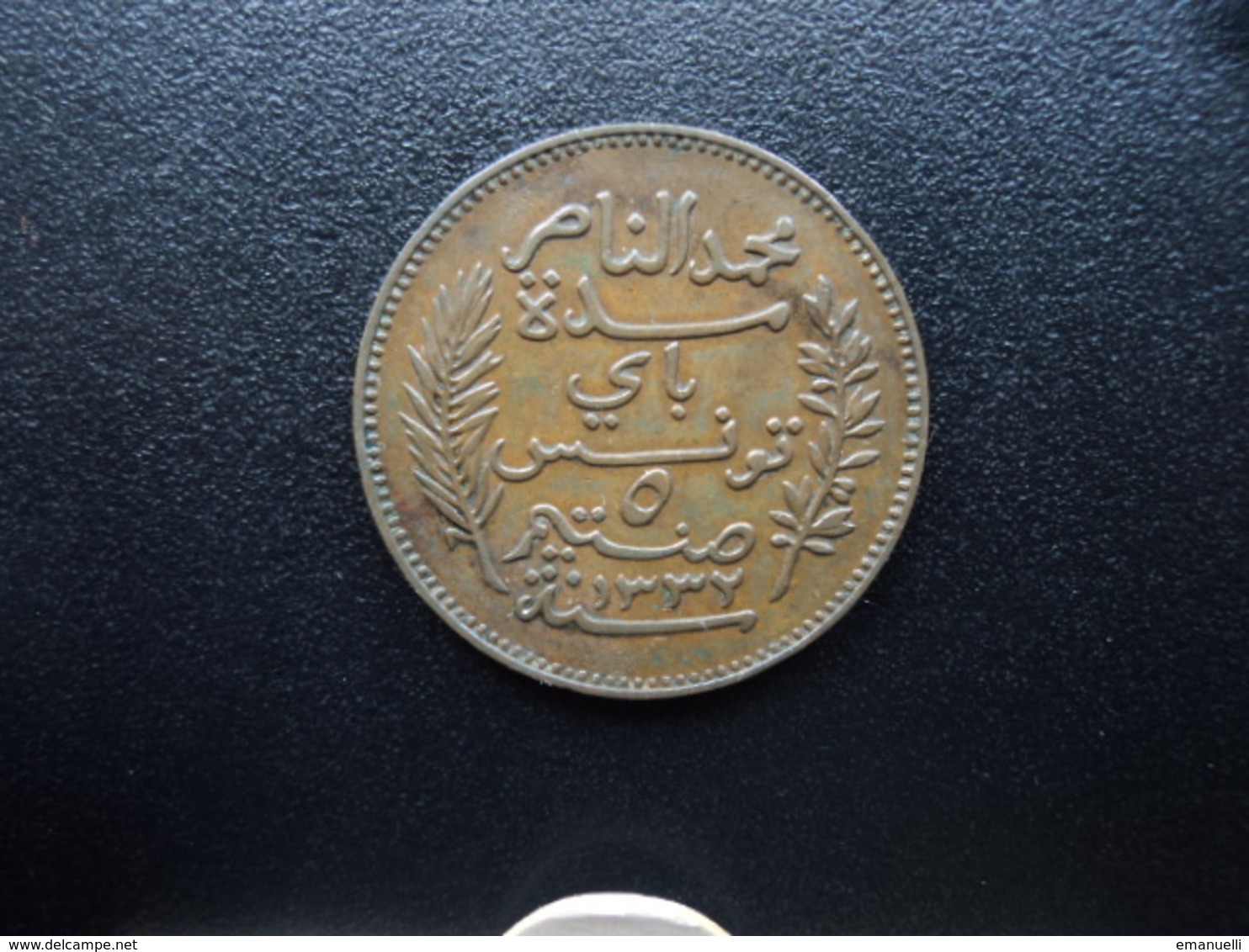 TUNISIE : 5 CENTIMES  1332 - 1914 A  G.79 / KM 235     SUP 55 - Tunisie