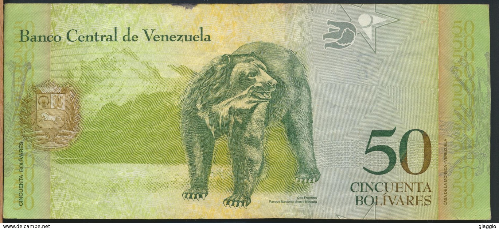 °°° VENEZUELA 50 BOLIVARES 2008 °°° - Venezuela