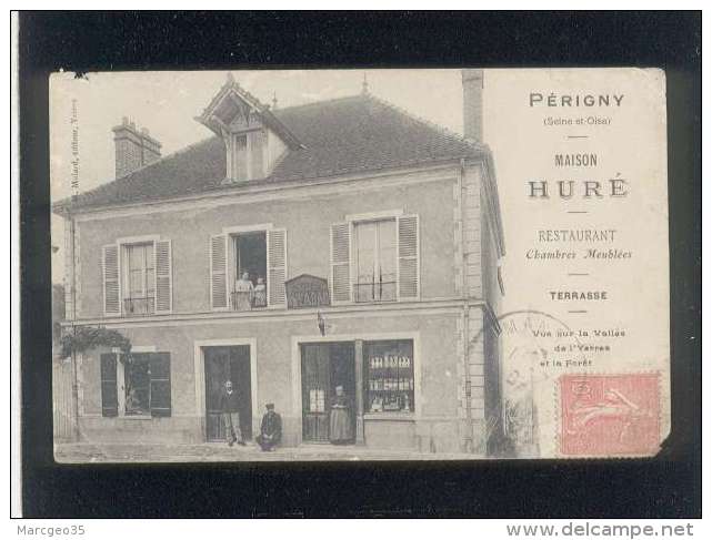 94 Périgny Maison Huré Restaurant Chambres Meublées édit. Mulard , Tabac Contributions Indirectes , Voir état - Perigny