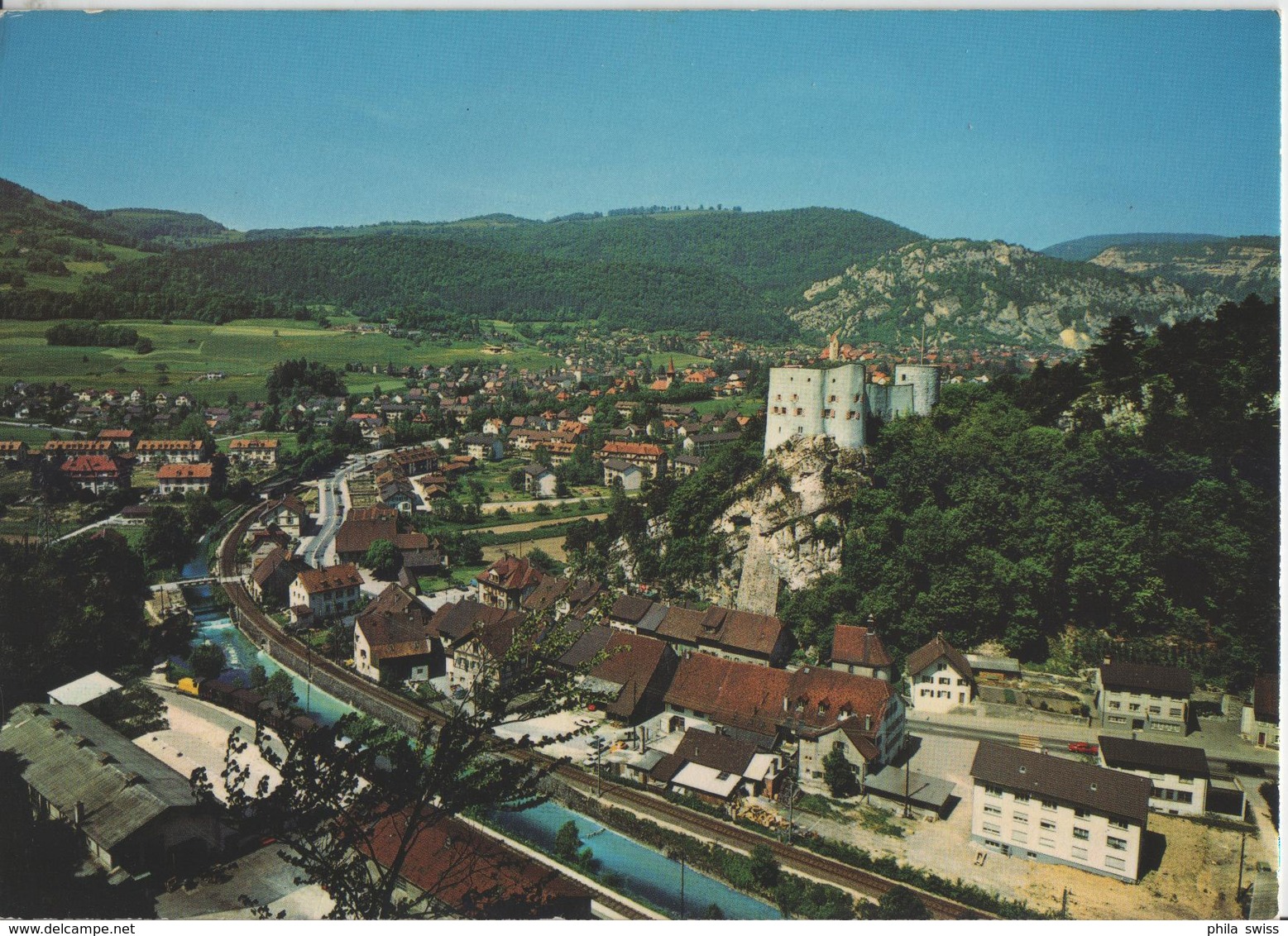 Klus-Balsthal Mit Schloss Alt-Falkenstein - Photo: Hugo Kopp - Balsthal