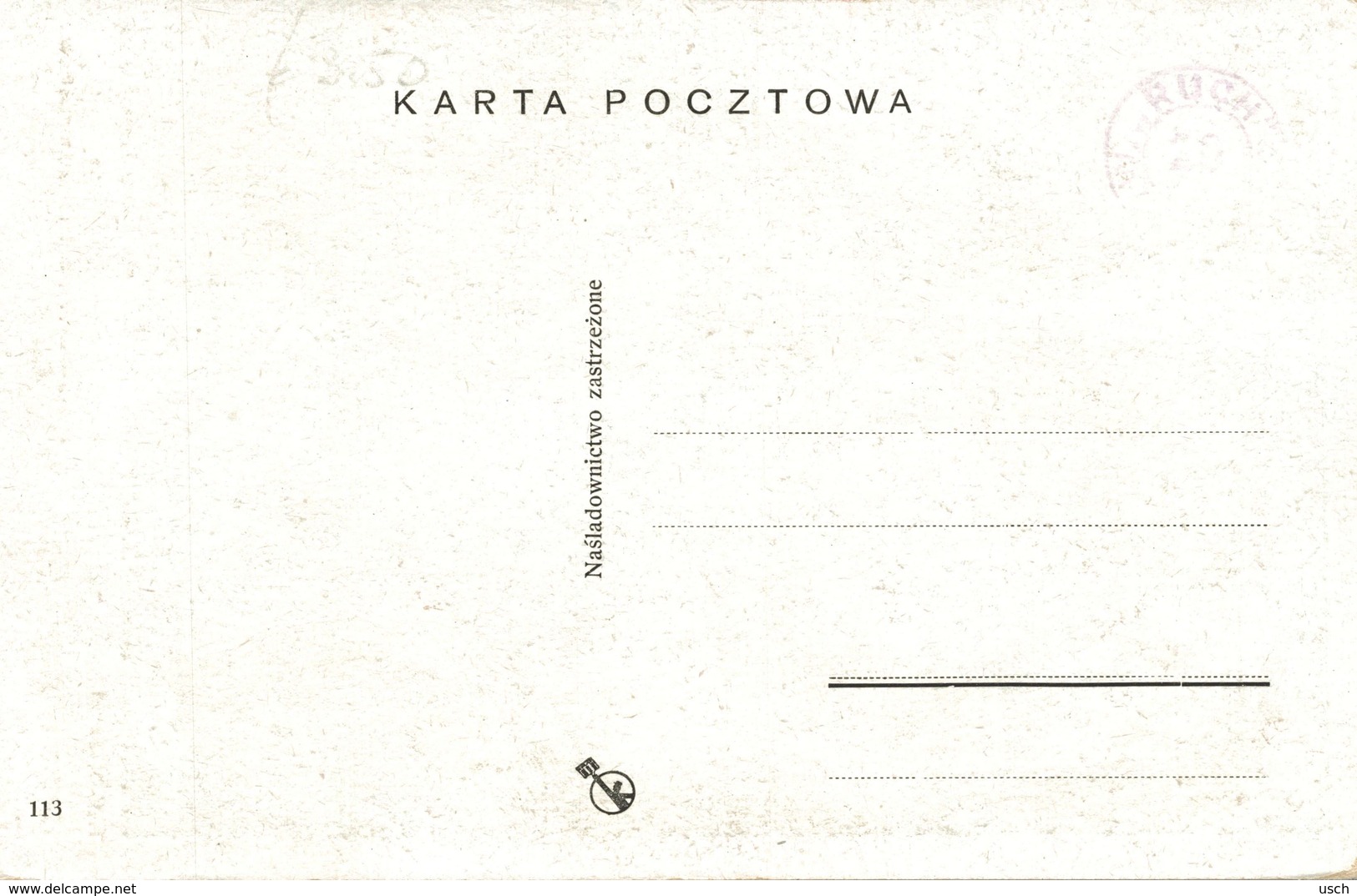 POLSKA - POLAND Postcard - WARSZAWA, Ulica Dluga, ARTIST T. CIESLEWSKI - Polonia