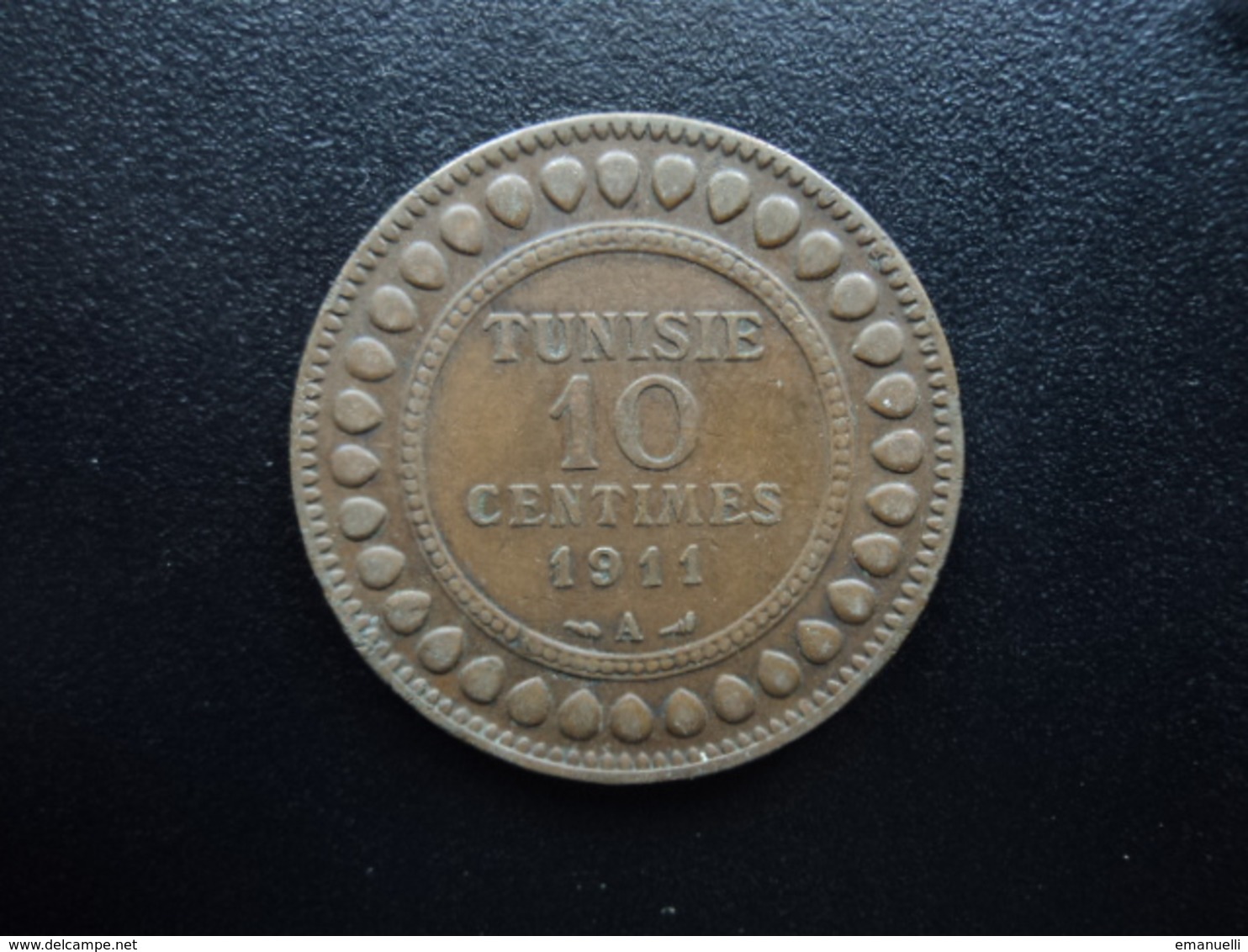 TUNISIE : 10 CENTIMES  1329 - 1911 A    G.102 / KM 236      TTB+ - Tunesien