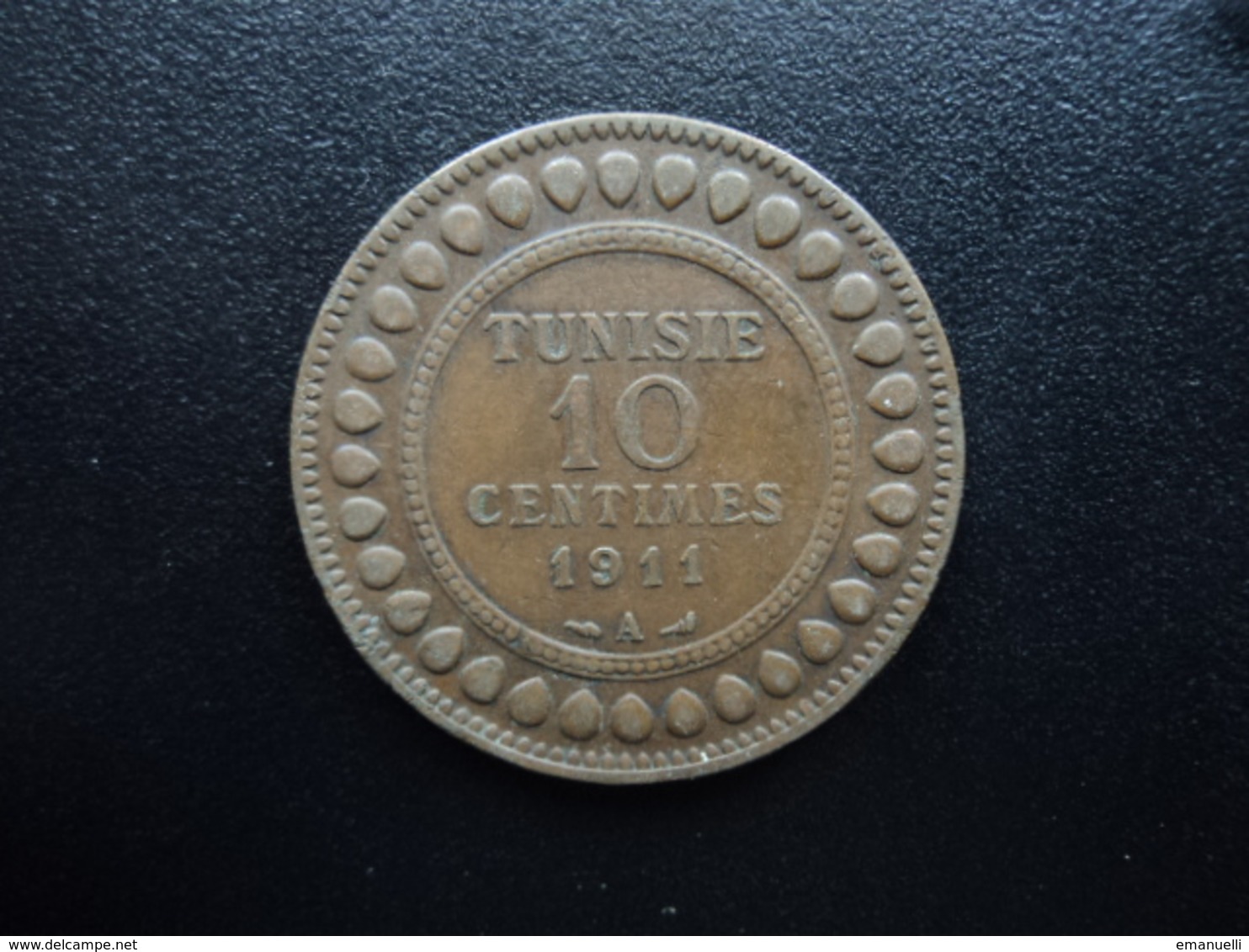 TUNISIE : 10 CENTIMES  1329 - 1911 A    G.102 / KM 236      TTB+ - Tunisie