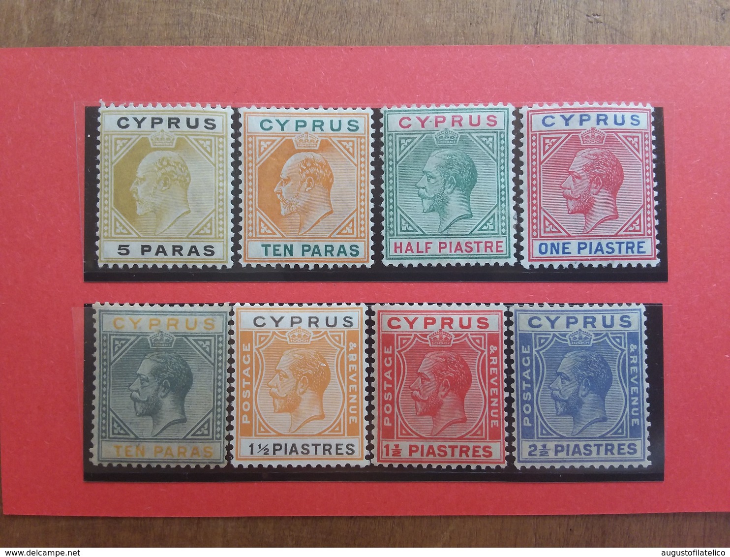 EX COLONIE INGLESI 1904/24 - CIPRO - Re Edoardo VII° E Giorgio V° - Lotticino Nuovi * + Spese Postali - Cipro (...-1960)