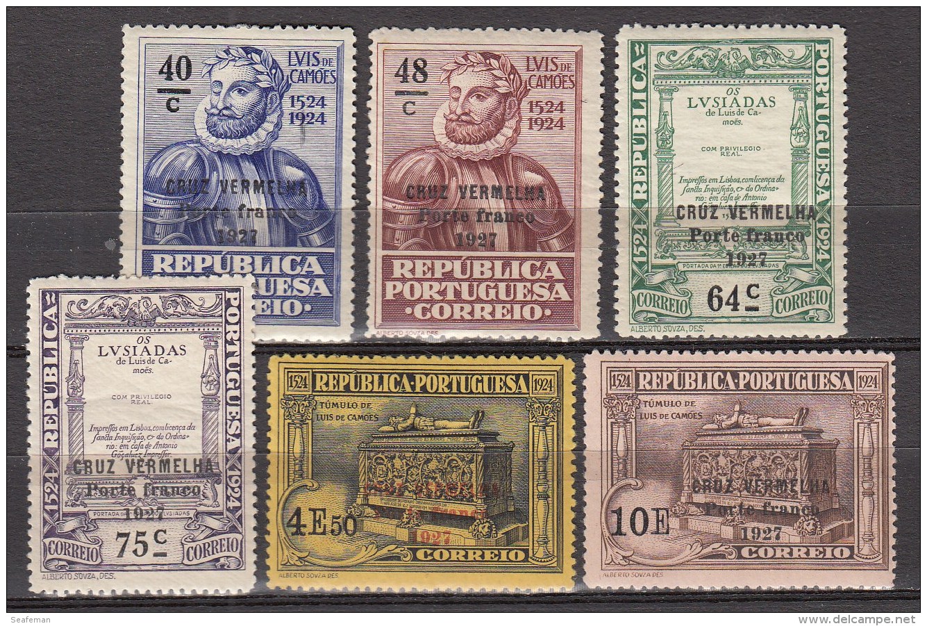 PORTUGAL  1927    Michel    5-10 X   MH/VF  ,see     Scan     [1340 ] - Neufs