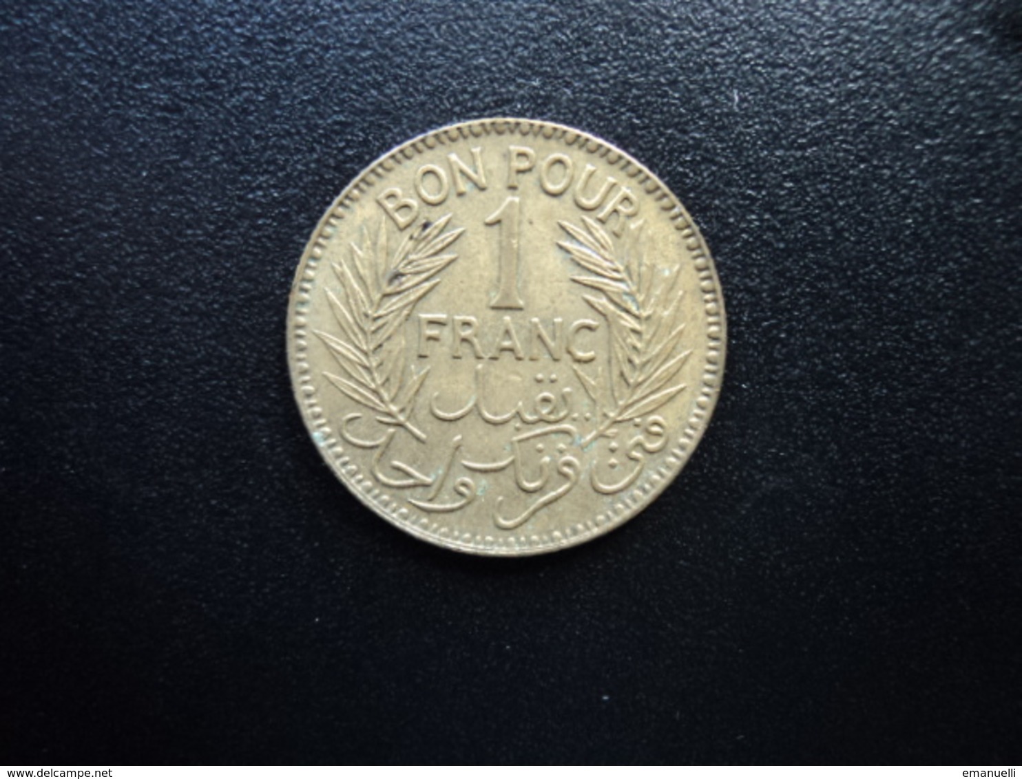 TUNISIE : 1 FRANC  1941 - 1360    G.241 / KM 247     SUP - Tunisie