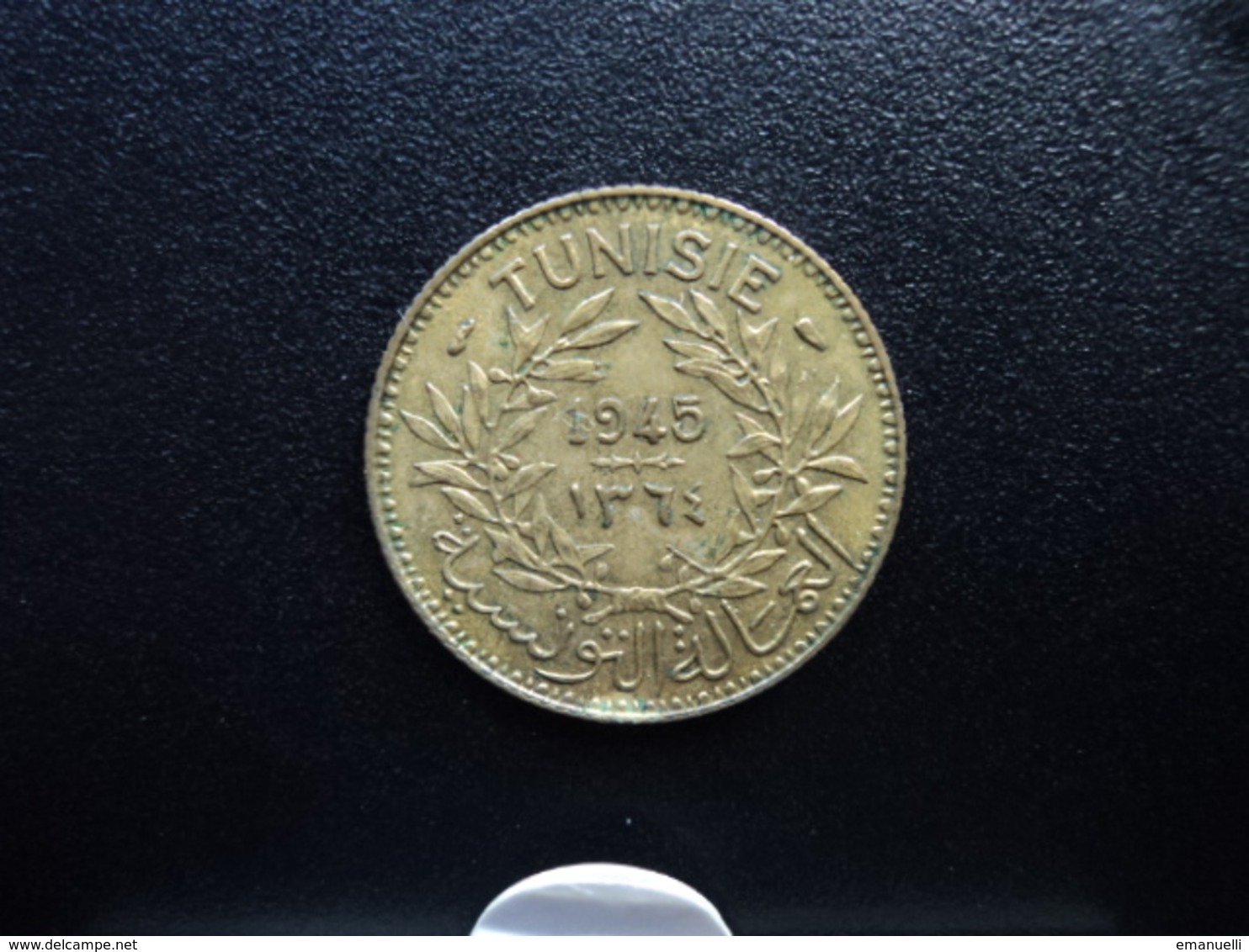 TUNISIE : 1 FRANC  1945 - 1364    G.245 / KM 247     SUP - Tunisie