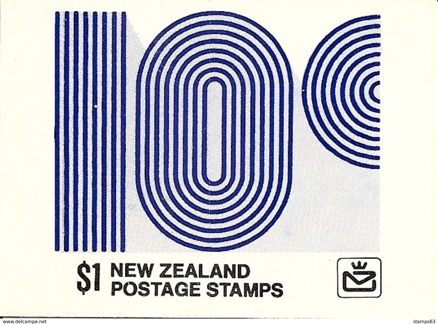 NEW ZEALAND, 1978, Booklet 31, $1, 10x10c Elizabeth - Booklets