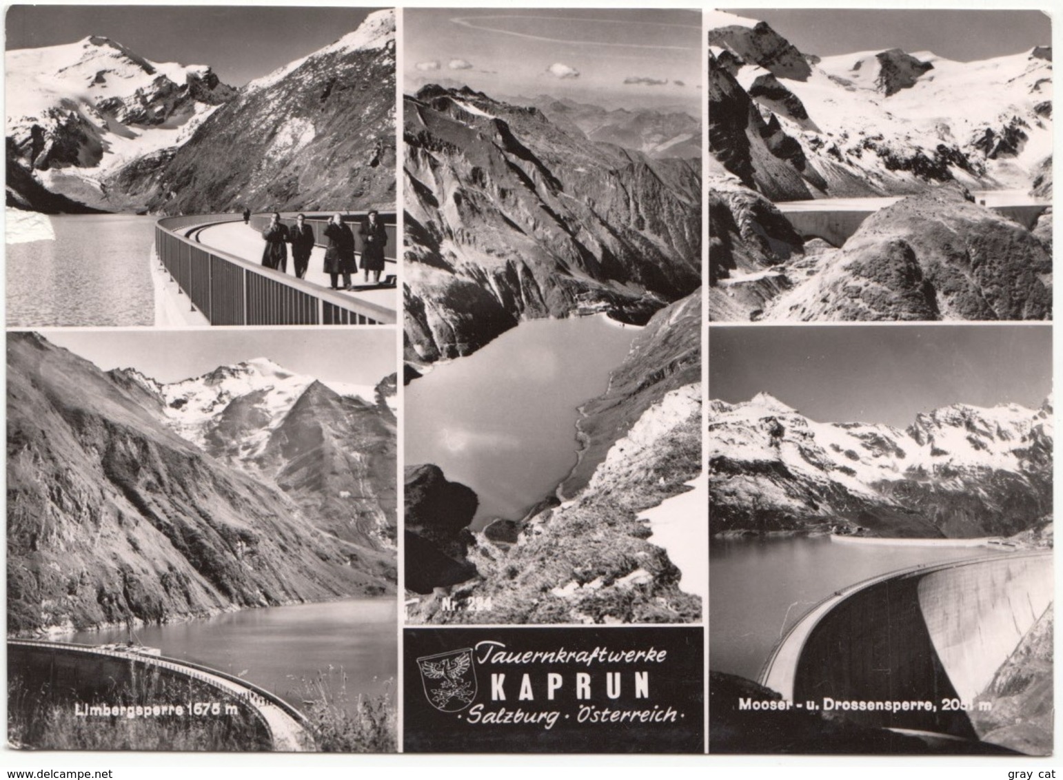 Tauernkraftwerk KAPRUN, Salzburg, Austria, 1962 Used Real Photo Postcard [21538] - Kaprun