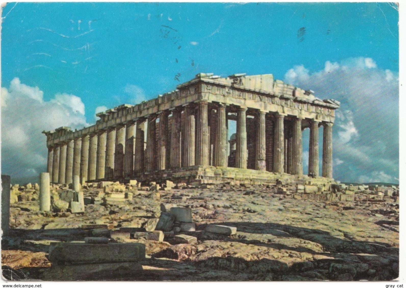 Greece, ATHENS, The Parthenon, 1965 Used Postcard [21548] - Greece