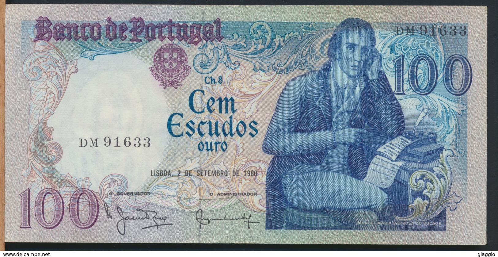 °°° PORTUGAL 100 ESCUDOS 1980 °°° - Portugal