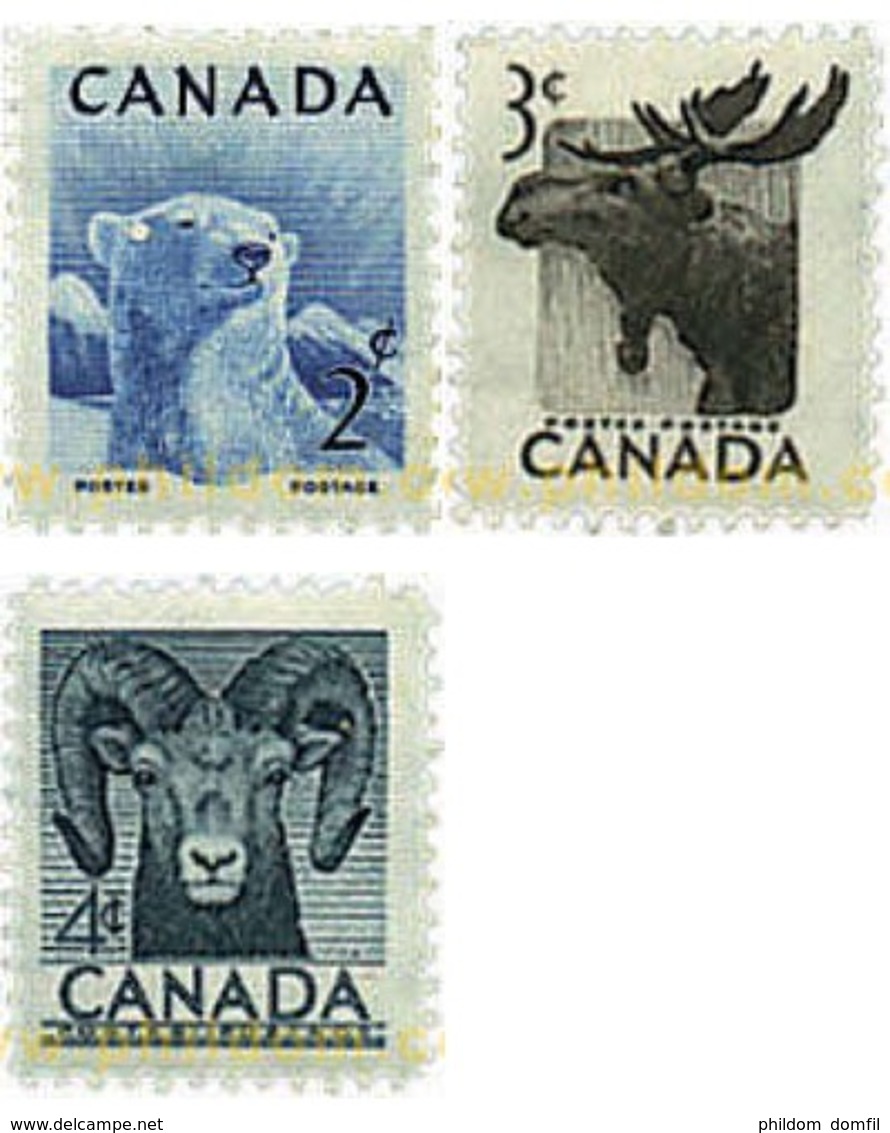 Ref. 299403 * MNH * - CANADA. 1953. PRESERVATION OF WILD LIFE WEEK . SEMANA DE LA PRESERVACION DE LA FAUNA SALVAJE - Ungebraucht